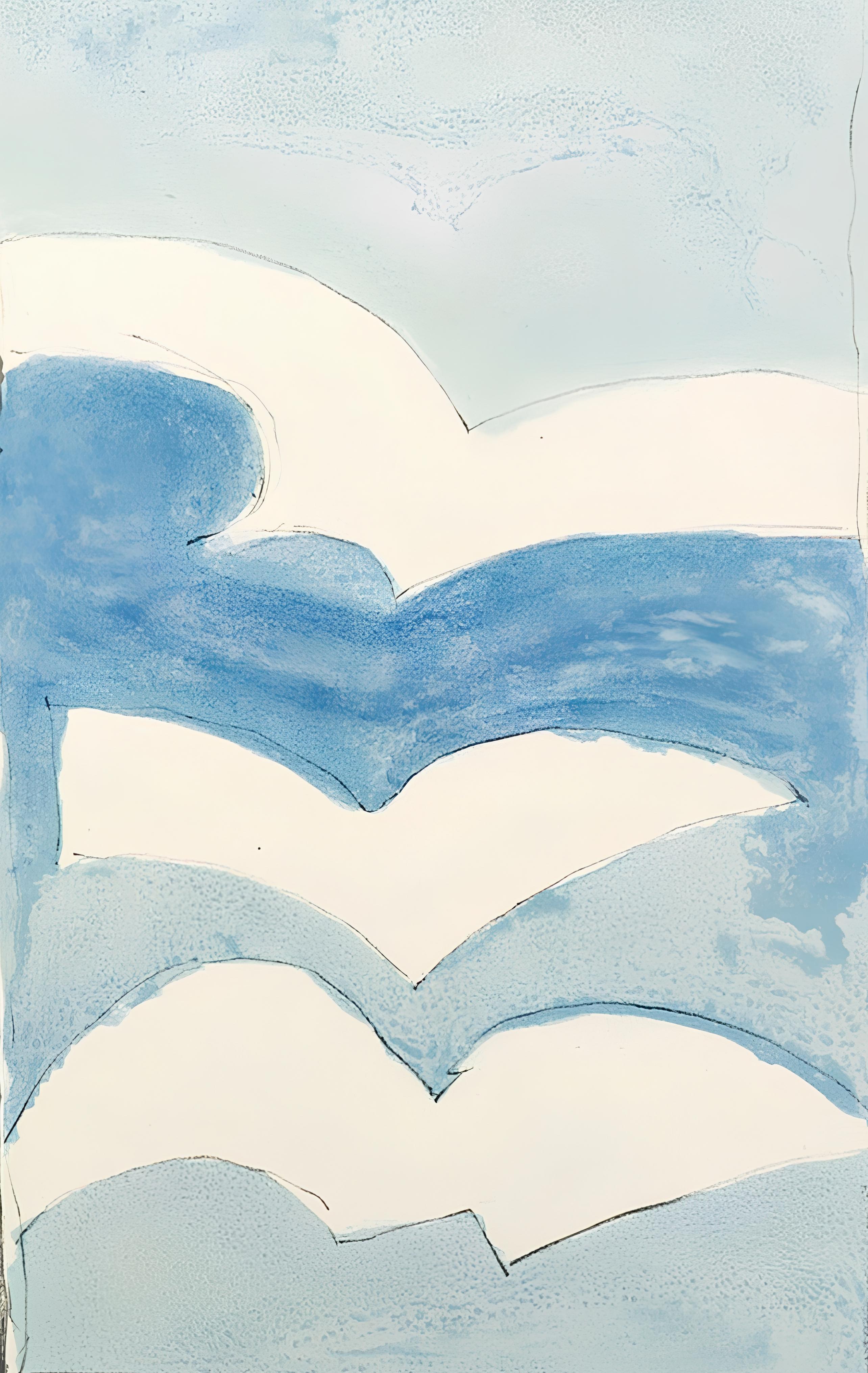 Composición (Vallier 137), Résurrection de l'oiseau, Georges Braque en venta 1