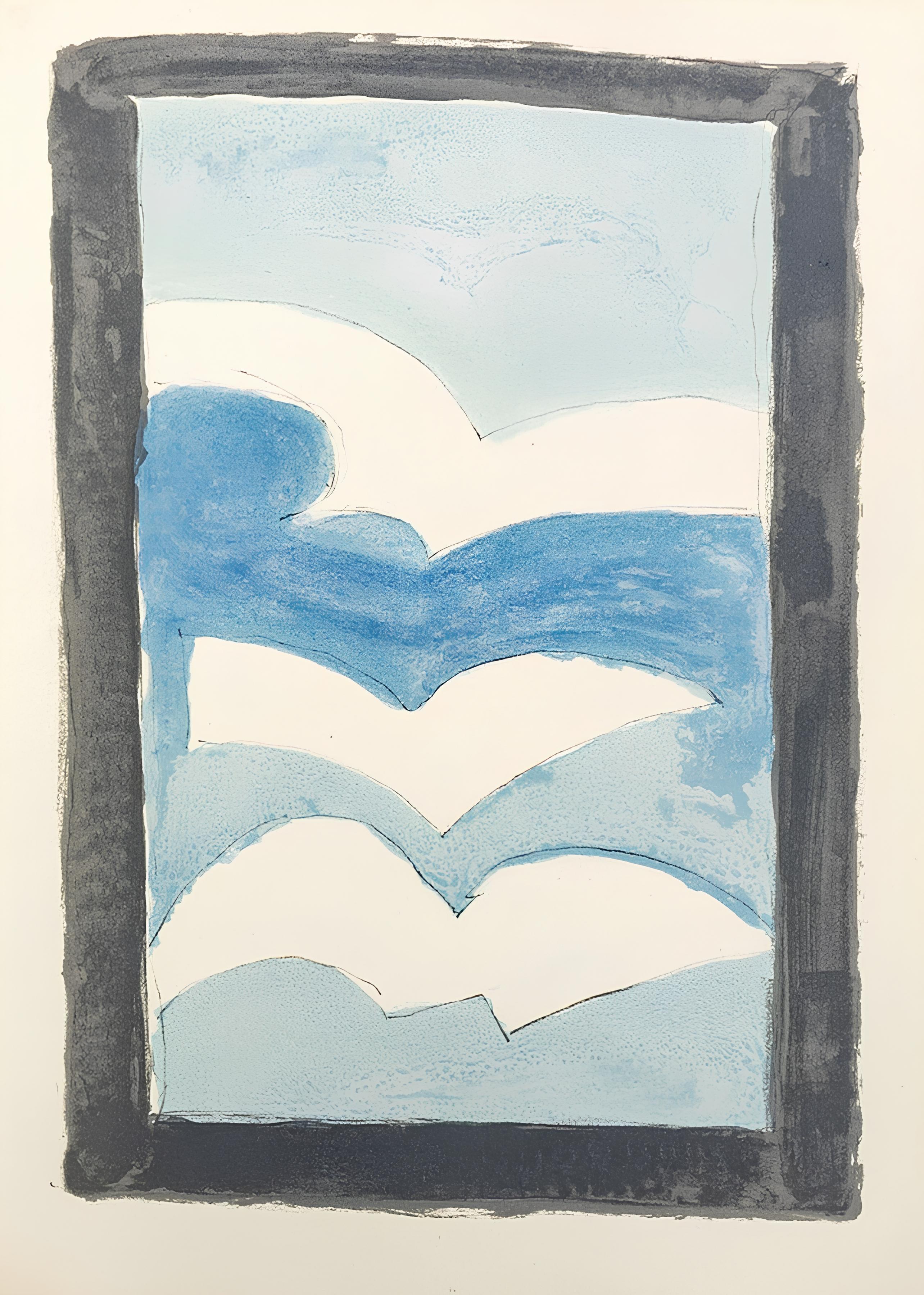 Composición (Vallier 137), Résurrection de l'oiseau, Georges Braque en venta 2
