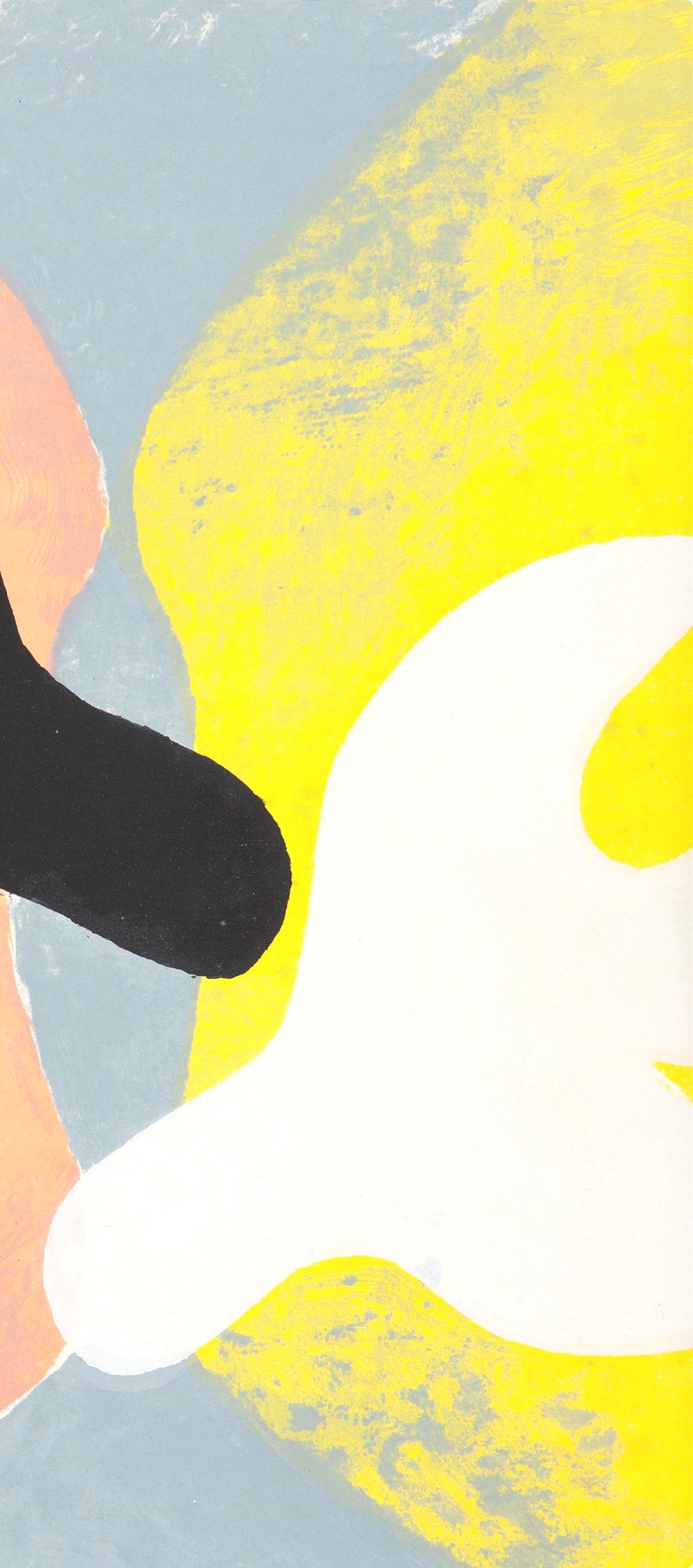 Composition (Vallier 137), Résurrection de l'oiseau, Georges Braque For Sale 2