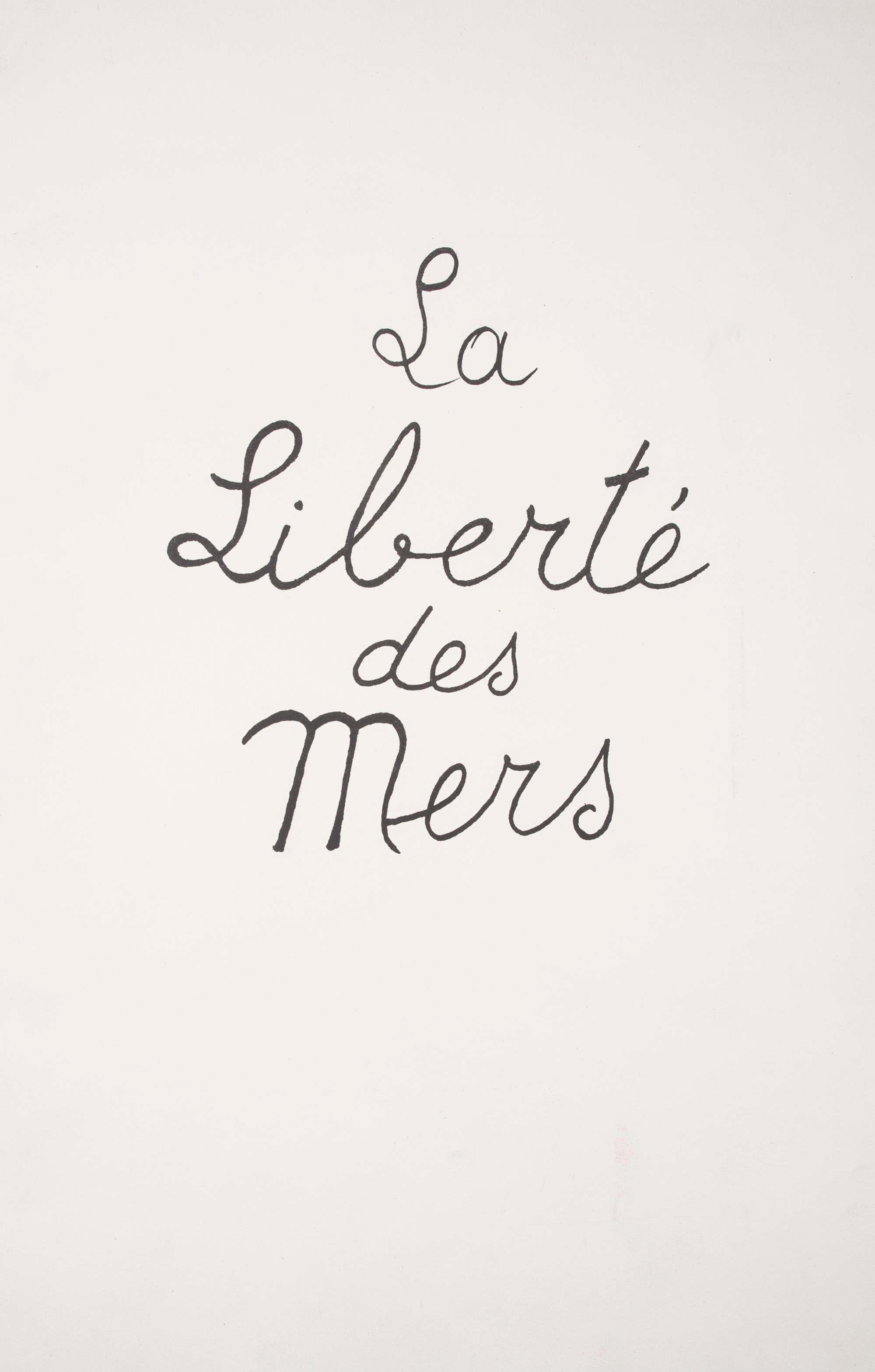 Composición (Vallier 143), La Liberté des Mers, Georges Braque en venta 5