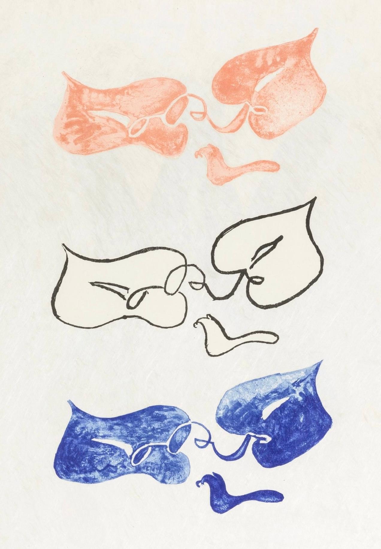 Litografía sobre papel grand vélin d'Arches. Inscripción: sin firmar y sin numerar, tal como se emitió. Buen estado. Notas: del folio, La Liberté des Mers, 1959. Publicado por Maeght Éditeur, París; impreso por Mourlot Frères, París, 15 de junio de