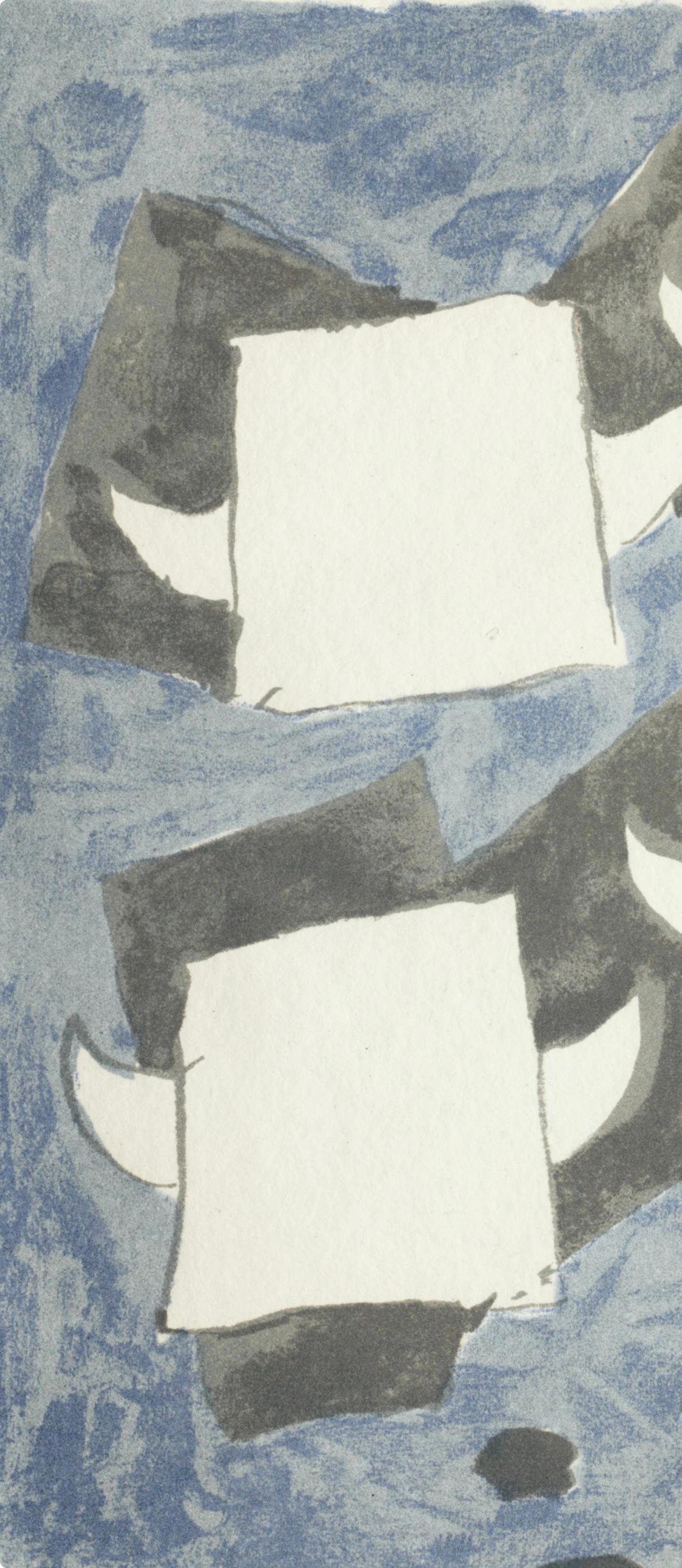 Komposition (Vallier 153), Le Tir à l'arc mis en lumière par Georges Braque im Angebot 2