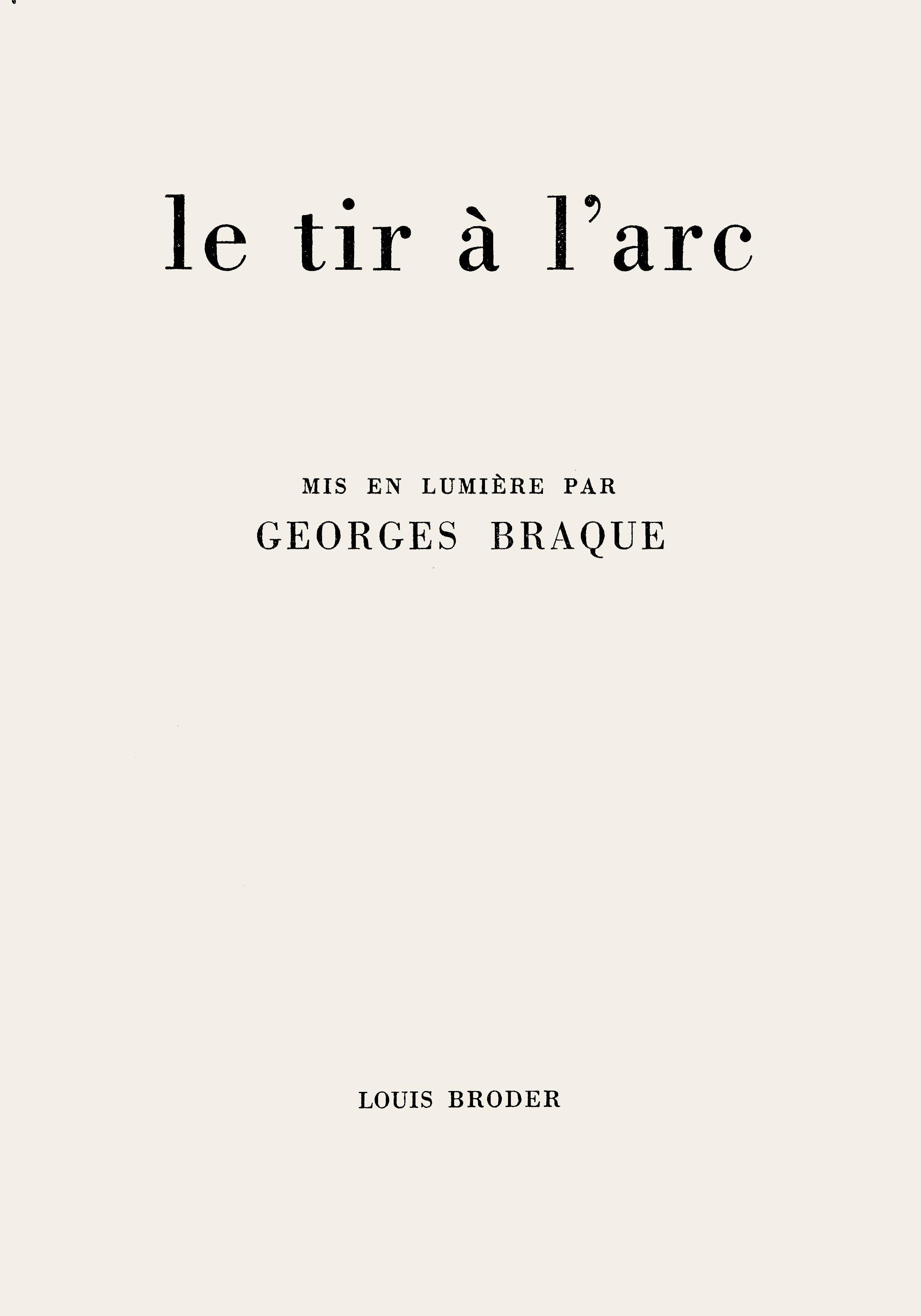 Composition (Vallier 153), Le Tir à l'arc mis en lumière par Georges Braque en vente 5