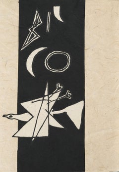Composition (Vallier 153), Le Tir à l'arc mis en lumière par Georges Braque