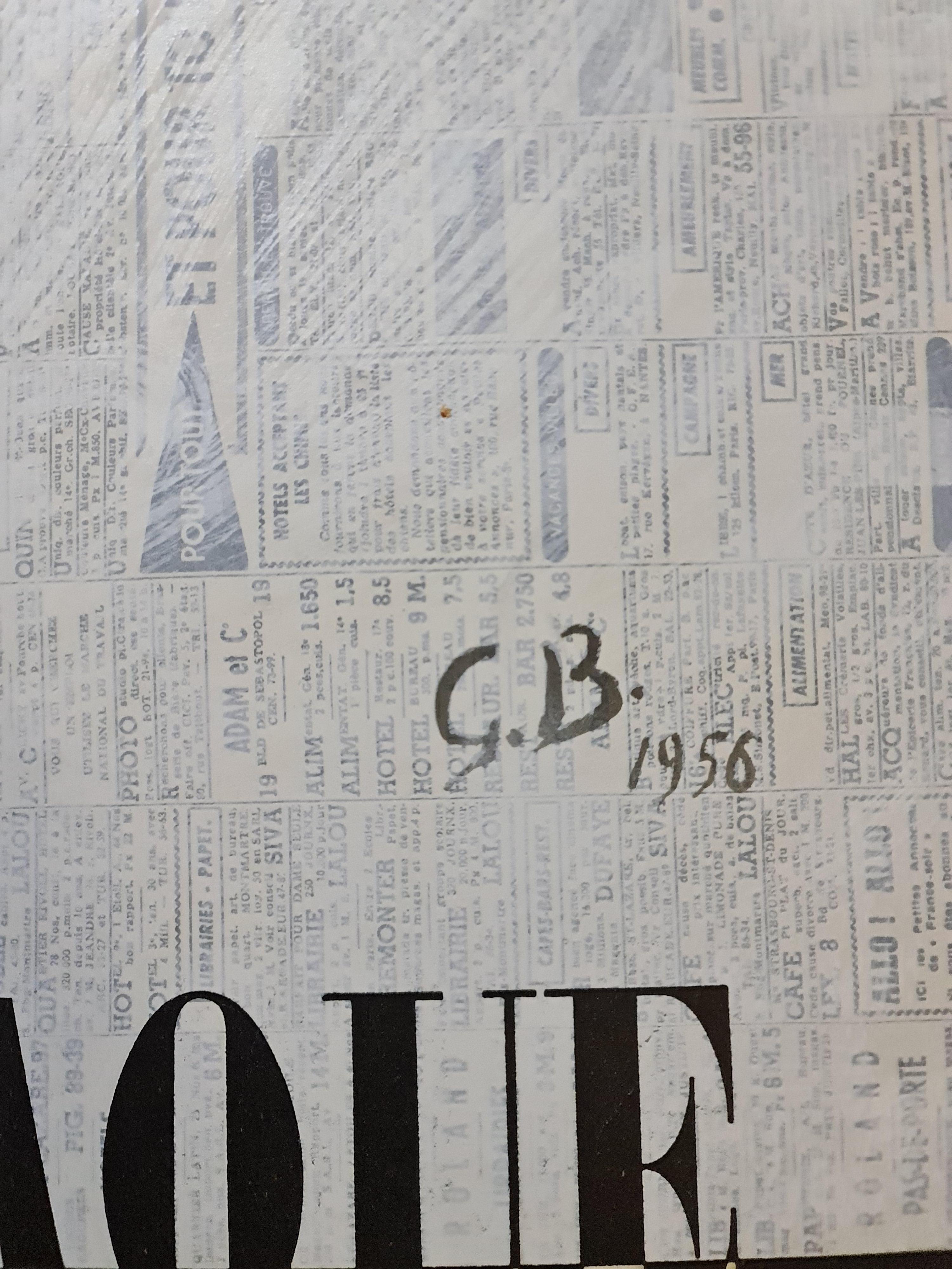 Exhibition of Georges Braque at the Galerie Maeght in 1956 Original Poster 2