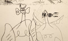 from La Théogonie d'Hésiode, Vallier 20A, Etching by Georges Braque