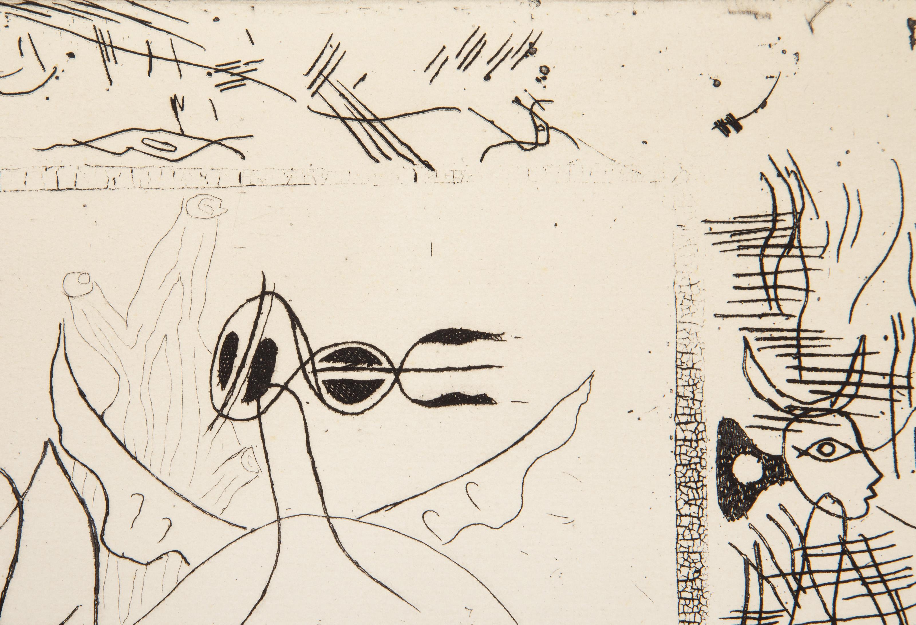 from La Théogonie d'Hésiode, Vallier 20A, Etching by Georges Braque For Sale 4