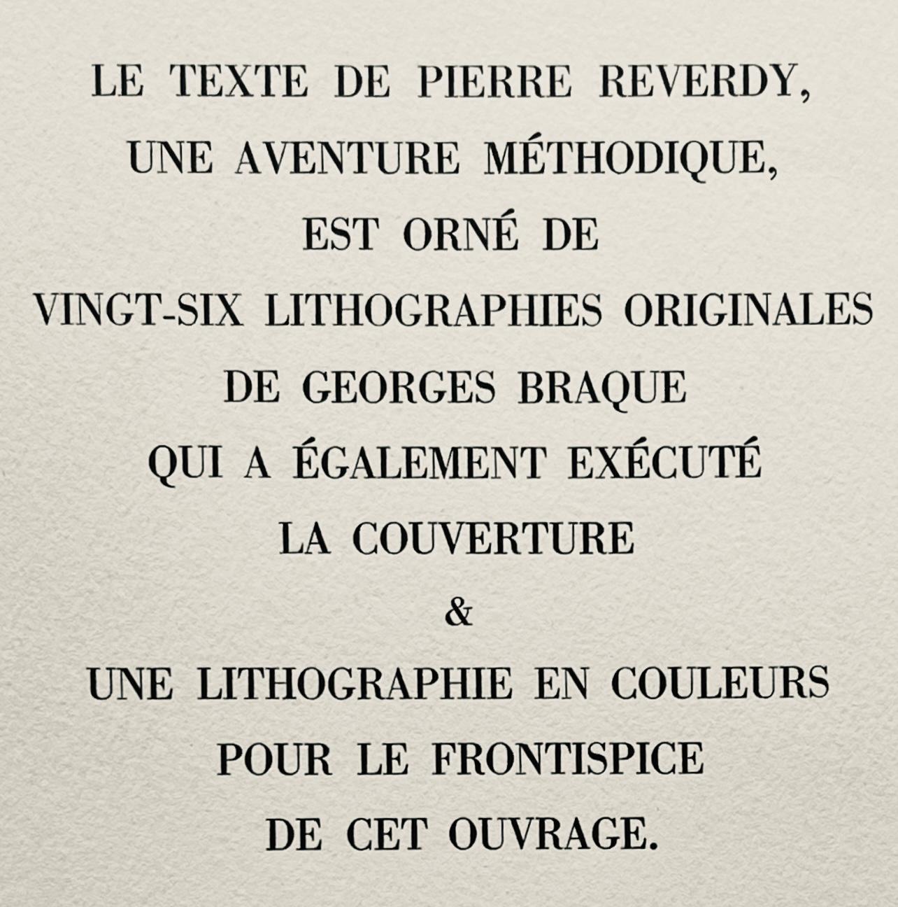 Frontispiece, Une Aventure méthodique, Georges Braque For Sale 5