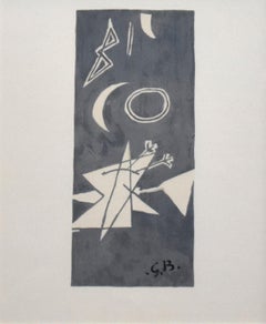 Vintage Georges Braque Ciel Gris II