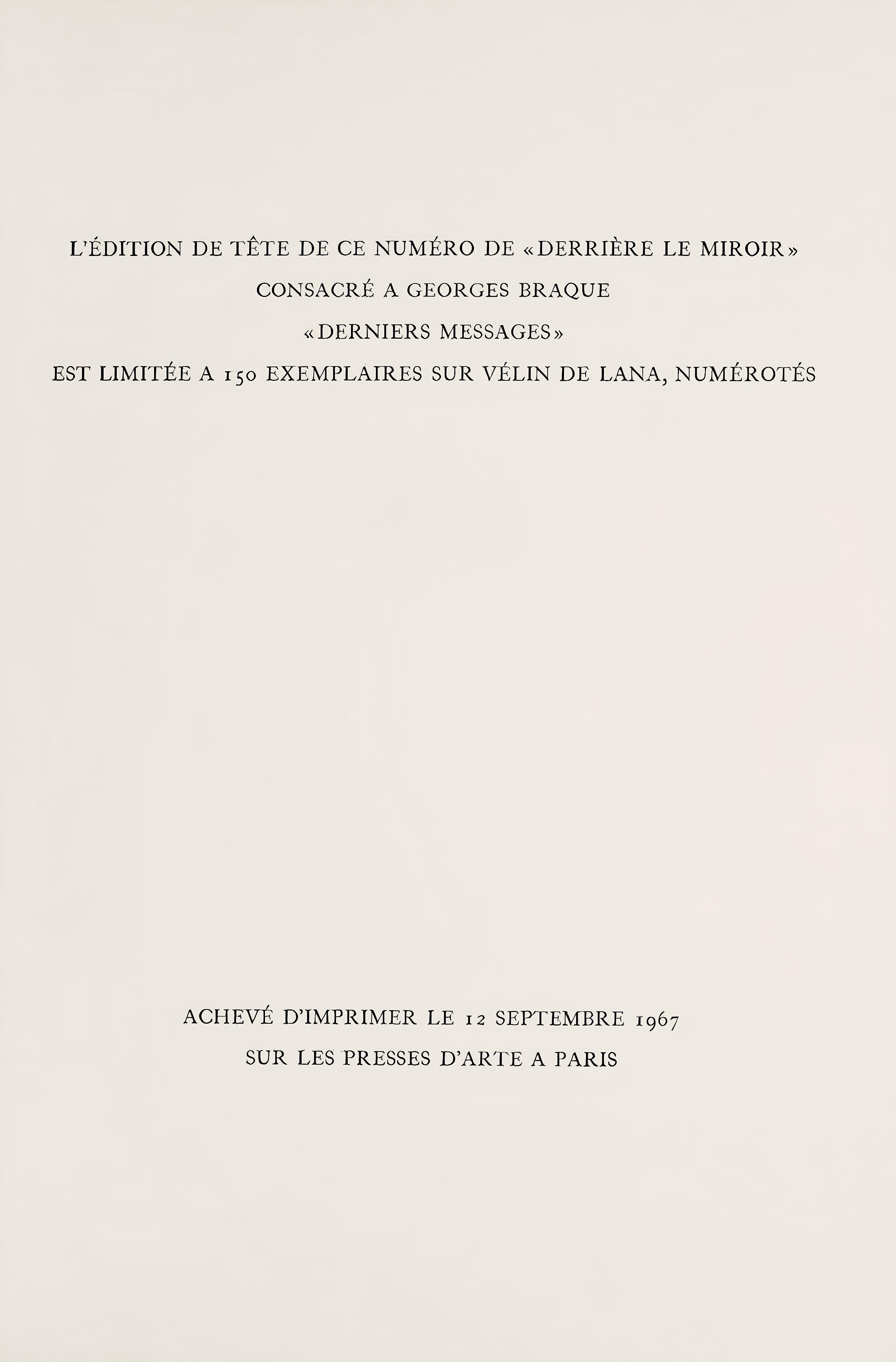 Georges Braque, Composición, L'édition de tête (after) en venta 4
