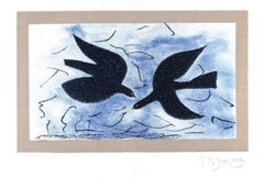 Georges Braque, Flight of Birds, from Derriere le miroir, 1966 (after)
