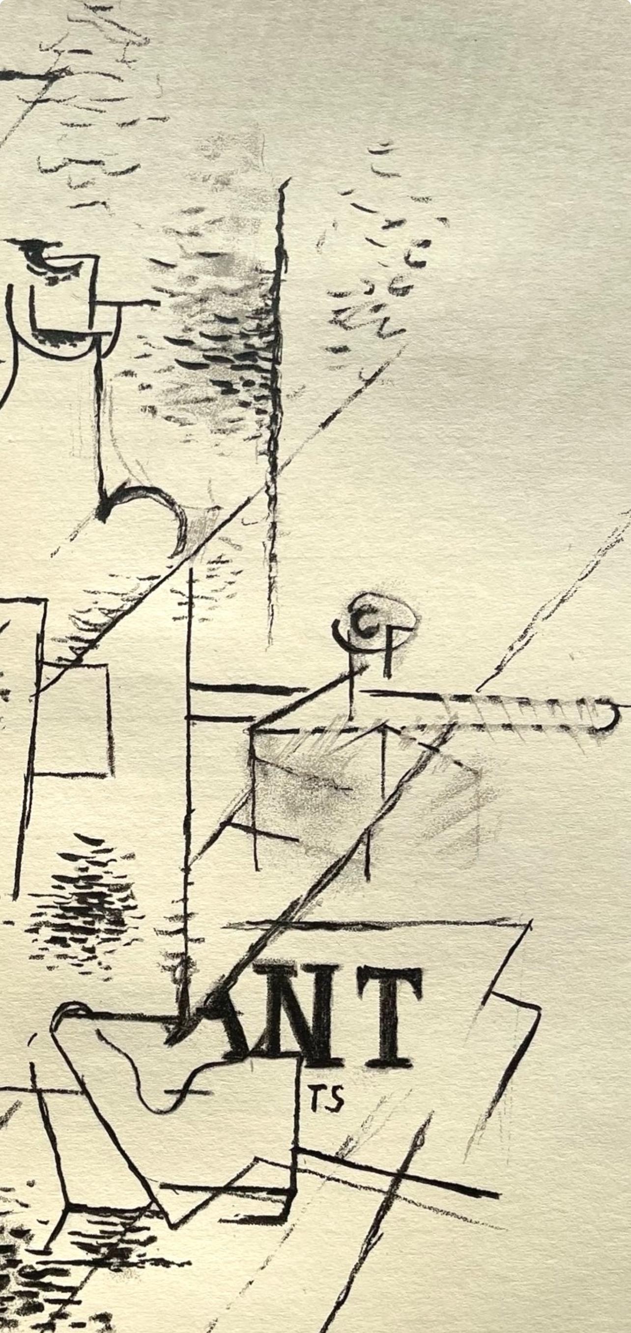 Georges Braque, La bouteille (Maeght N°1051), L'édition de tête (después) Georges Braque en venta 4