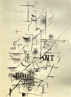 Georges Braque, La bouteille (Maeght N°1051), L'édition de tête (d'après)