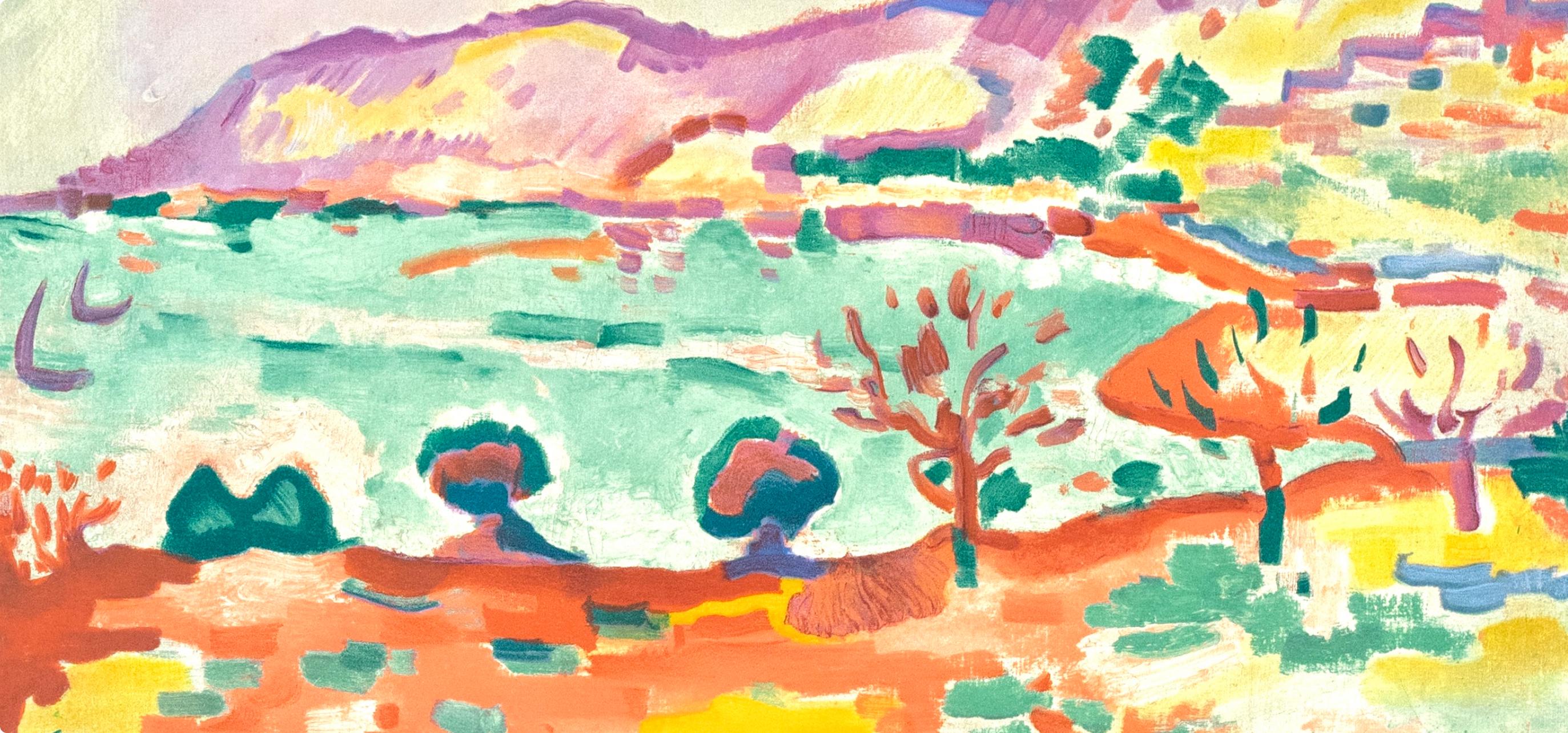 Georges Braque, Landscape at L'Estaque, from Fauves, VII, 1972 (after) For Sale 1