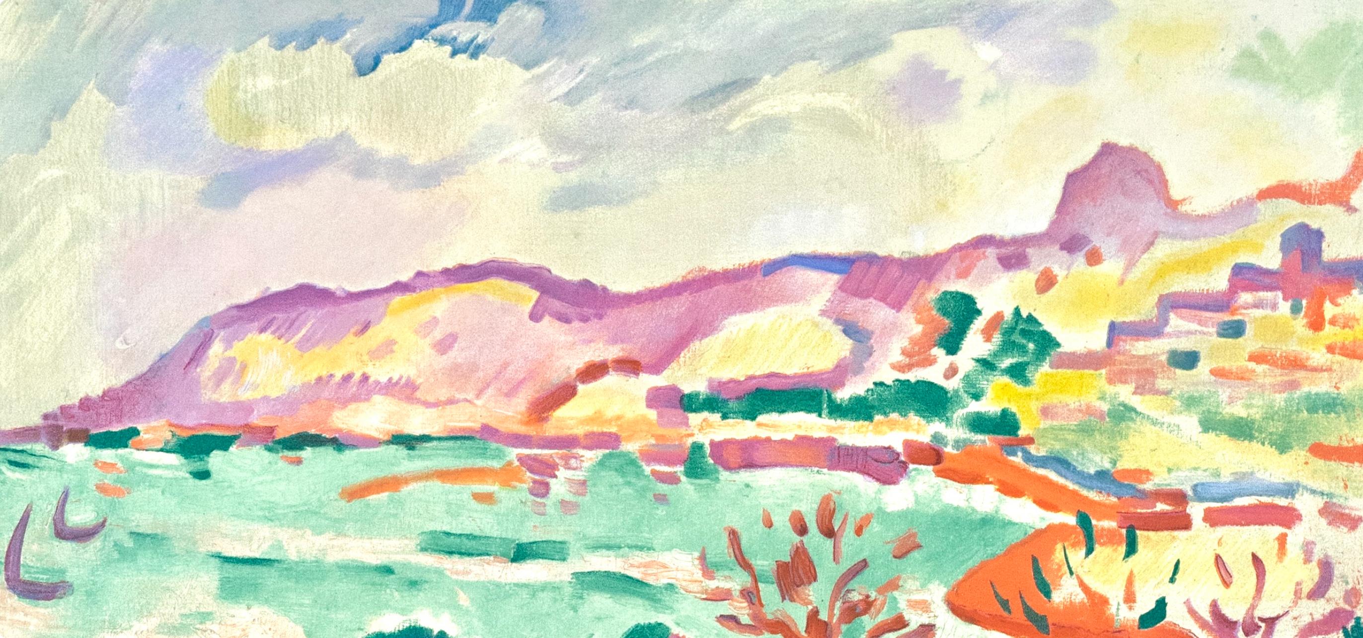 Georges Braque, Landscape at L'Estaque, from Fauves, VII, 1972 (after) For Sale 2