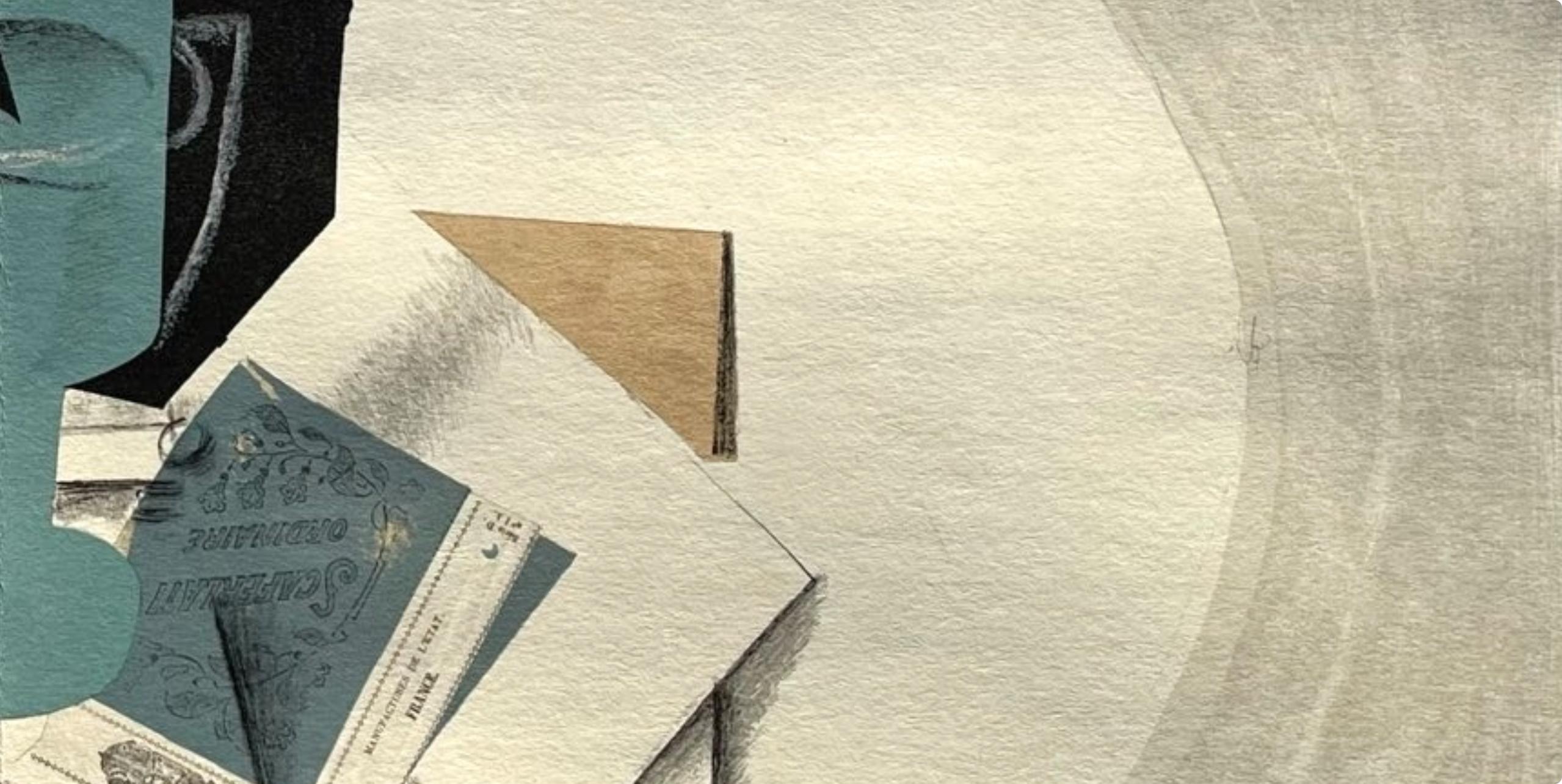 Georges Braque, Le paquet de tabac (Maeght N°1048), L'édition de tête (after) Georges Braque, Le paquet de tabac (Maeght N°1048), L'édition de tête (Maeght N°1048). in vendita 1