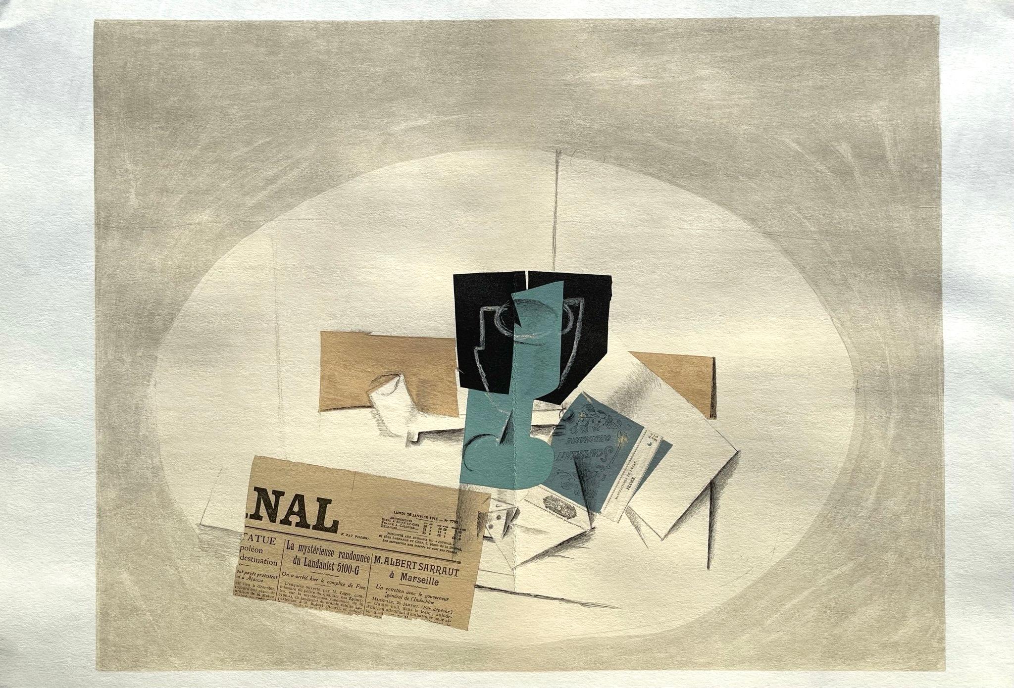 Georges Braque, Le paquet de tabac (Maeght N°1048), L'édition de tête (after) Georges Braque, Le paquet de tabac (Maeght N°1048), L'édition de tête (Maeght N°1048). in vendita 3