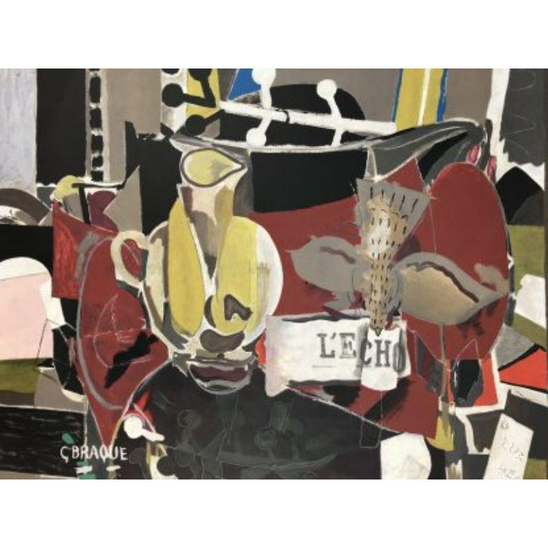 Georges Braque - L'eco - Litografia firmata a mano, 1960 1