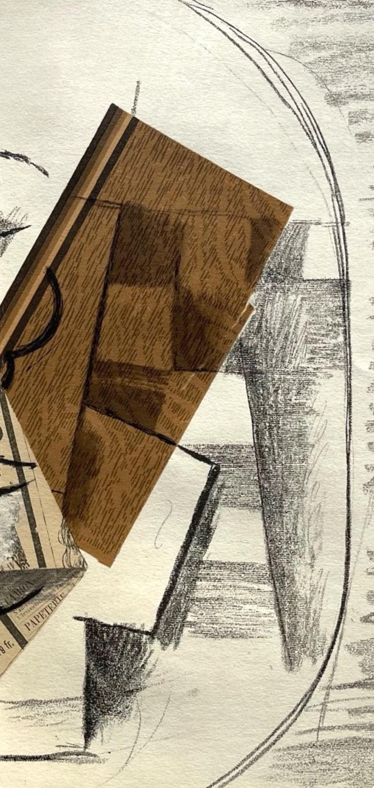 Georges Braque, Papier collé (Maeght N°1049), L'édition de tête (after) Georges Braque, Papier collé (Maeght N°1049), L'édition de tête (Maeght N°1049). in vendita 2
