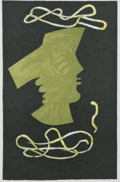 Georges Braque Signed Lithograph 10 1/2"x8" "Theogonie"