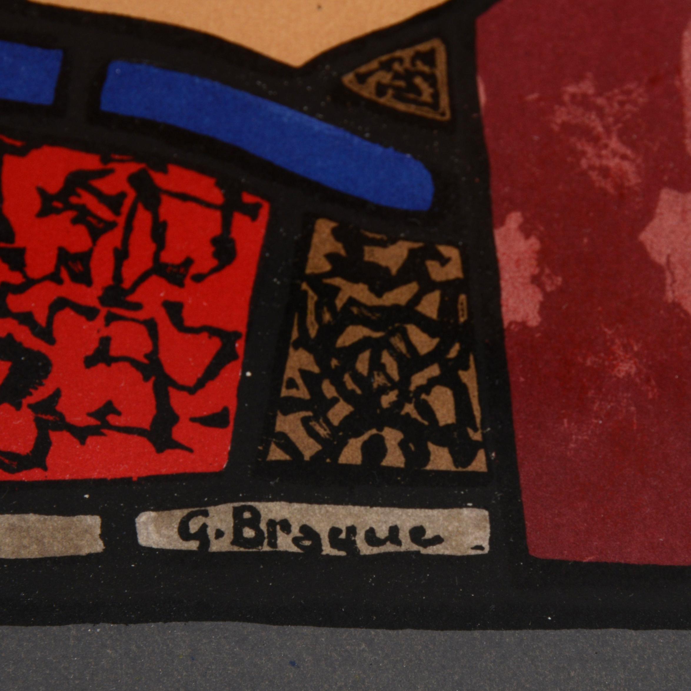Georges Braque STAINED GLASS WINDOW Lithographie im Angebot 3