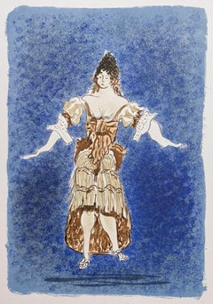 Georges Braque, Costume Design, Les Facheux, from Views of Paris, 1963