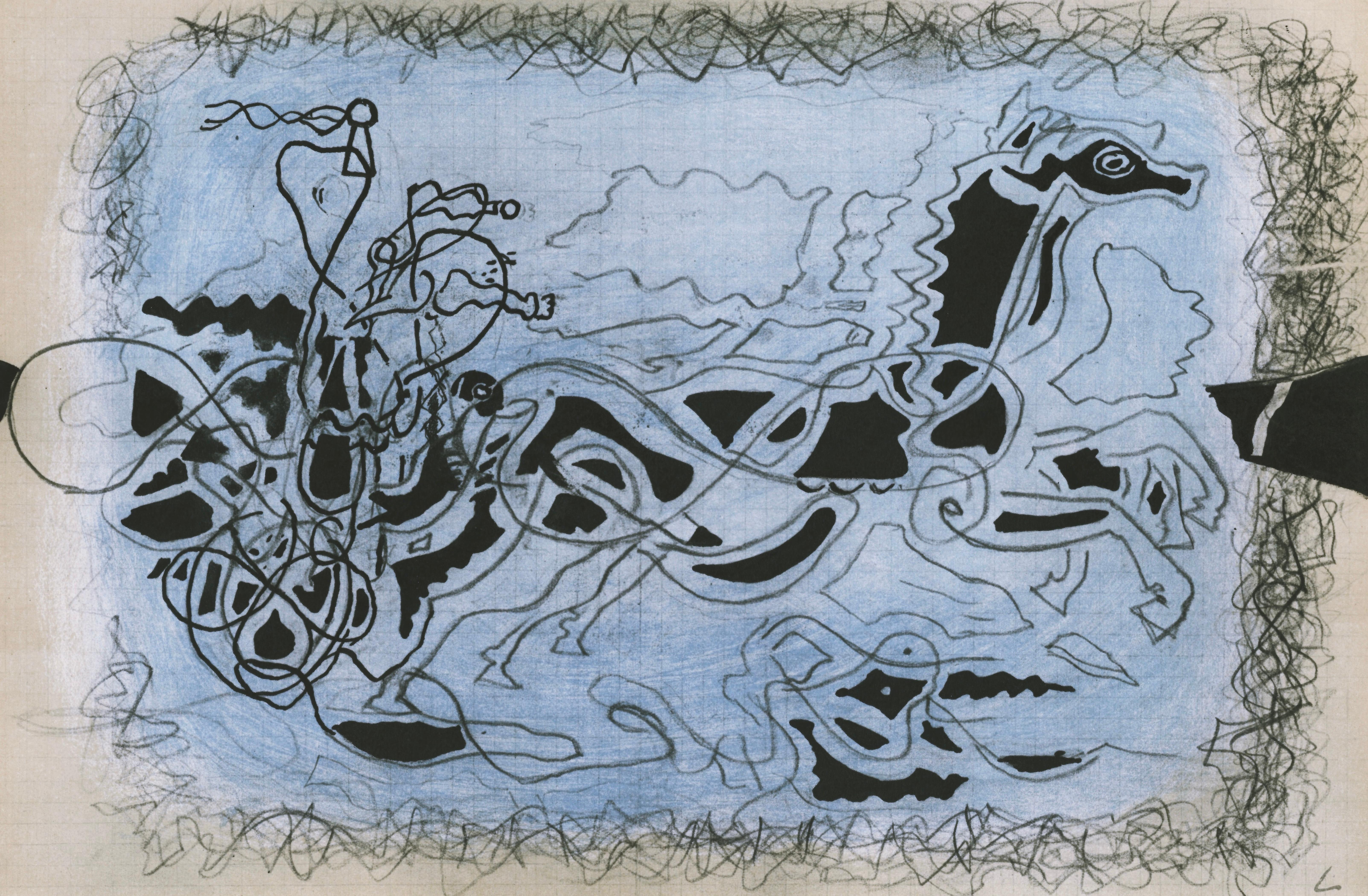 Georges Braque, Untitled, from The Intimate Sketchbooks, 1955 (after)