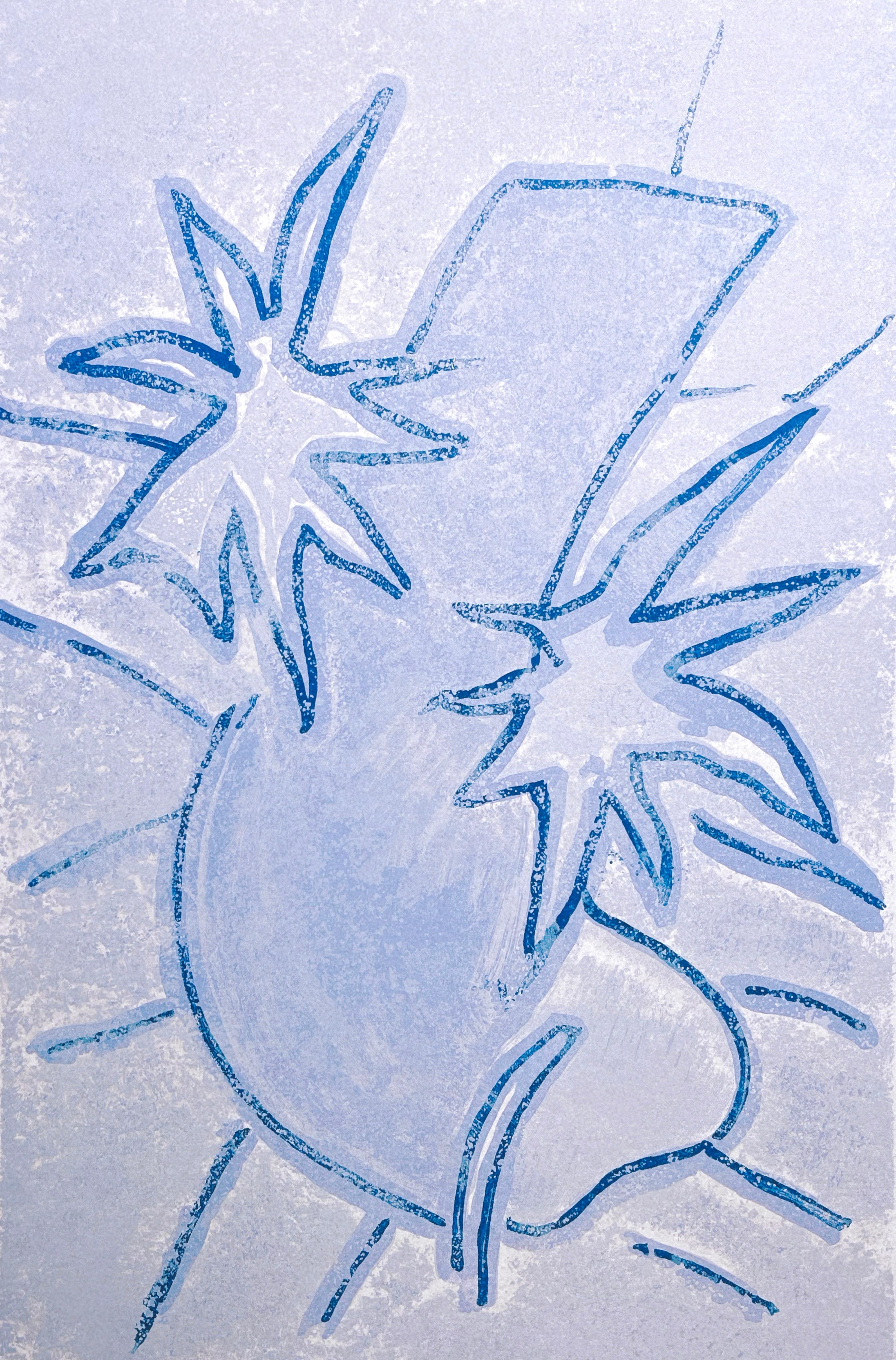 This exquisite lithograph by Georges Braque (1882–1963), titled Sans titre (Untitled), from Les Paroles Transparentes (The Transparent Words), originates from the May 11, 1955 issue published by Les Bibliophiles de l’Union Francaise, Paris, under
