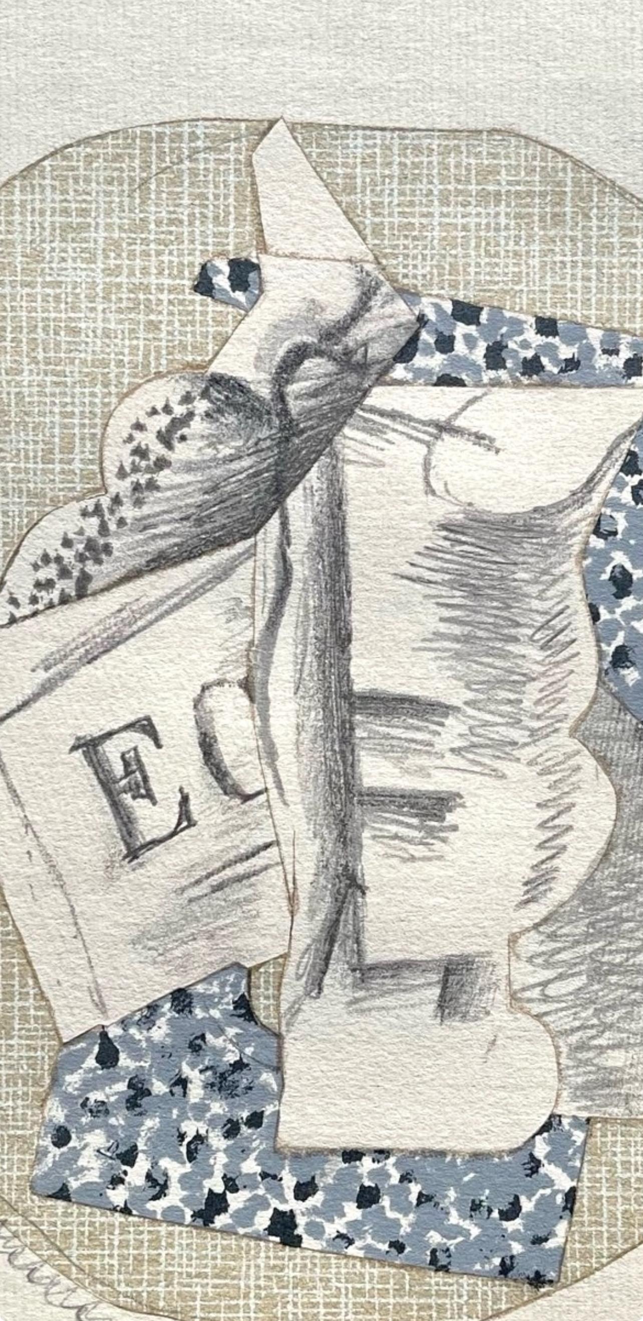 Georges Braque, Verre et journal (Maeght N°1050), L'édition de tête (after) For Sale 2