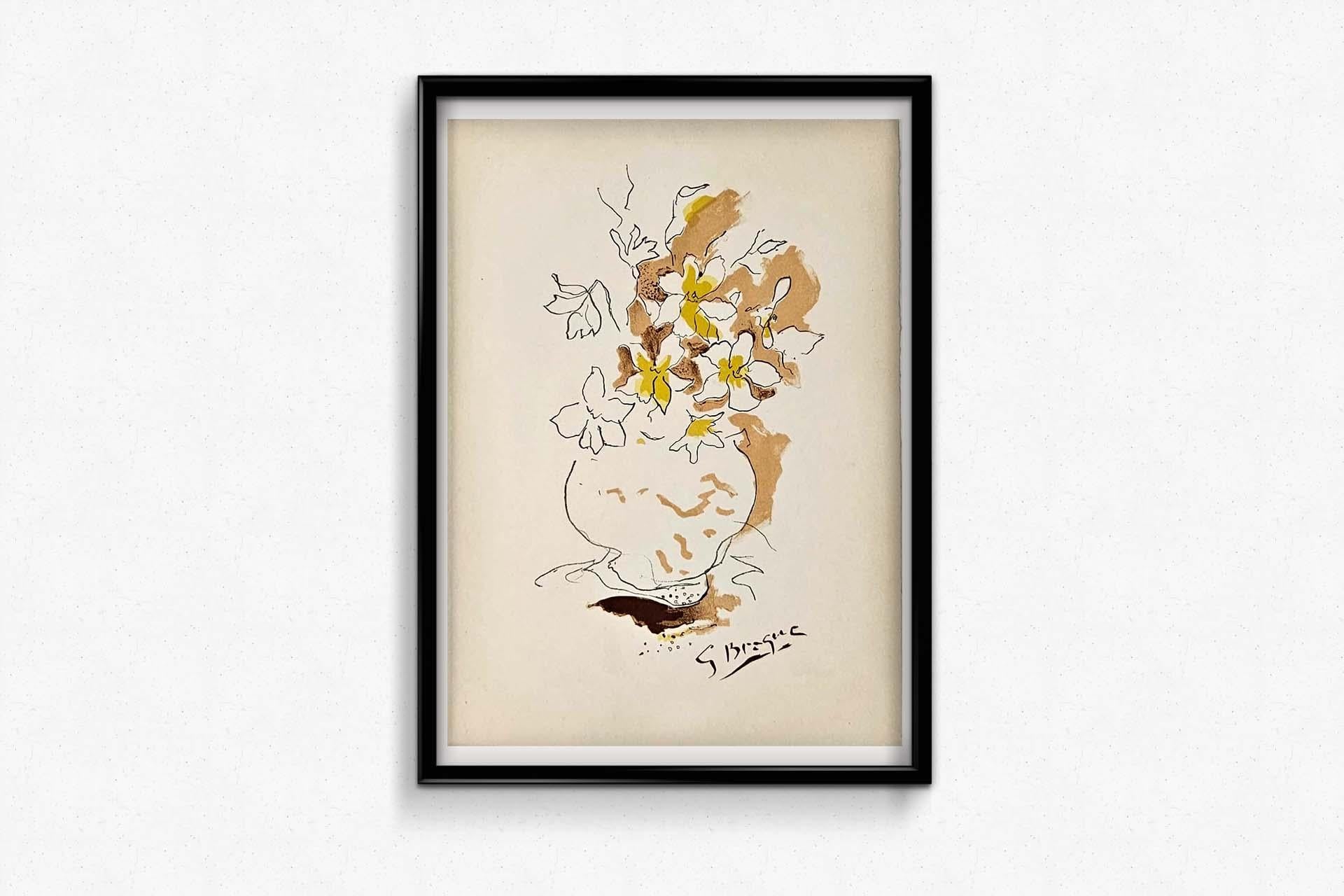 La litografia di Georges Braque del 1955 intitolata 