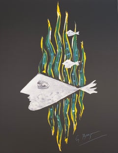 Hébé - nach Georges Braque - Lithographie - 1988 - Figurativer Druck