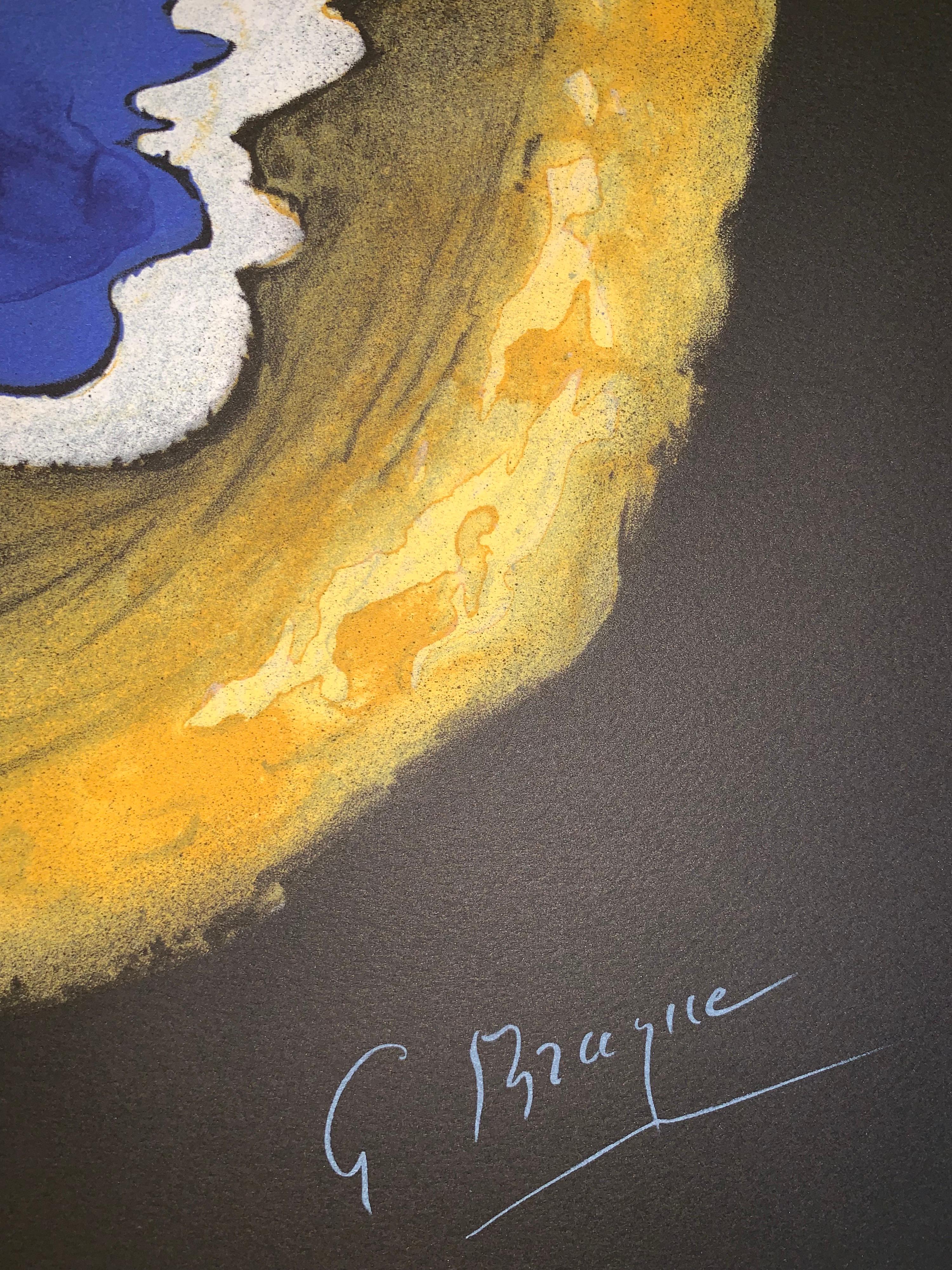 Hecate - nach Georges Braque - Lithographie - 1988 - Figurativer Druck – Print von (after) Georges Braque