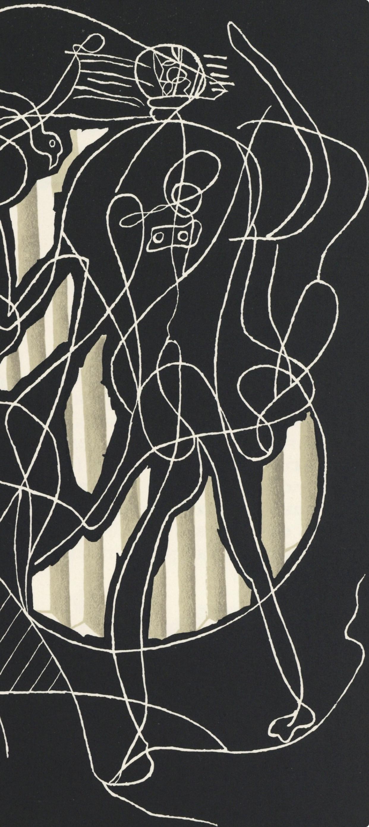 Hercule, Derrière le miroir - Cubisme Print par Georges Braque