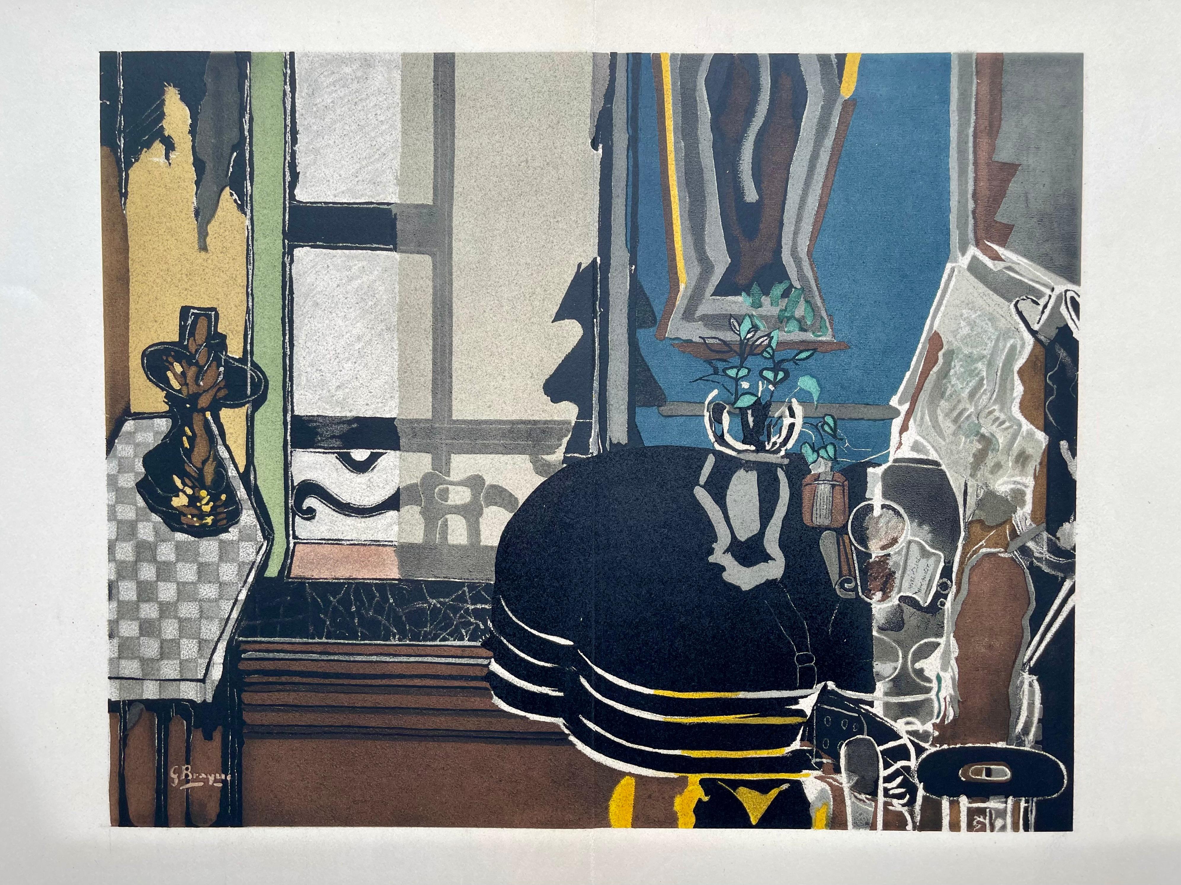 Intérieur a la Table noire, Une Aventure méthodique, Georges Braque For Sale 4