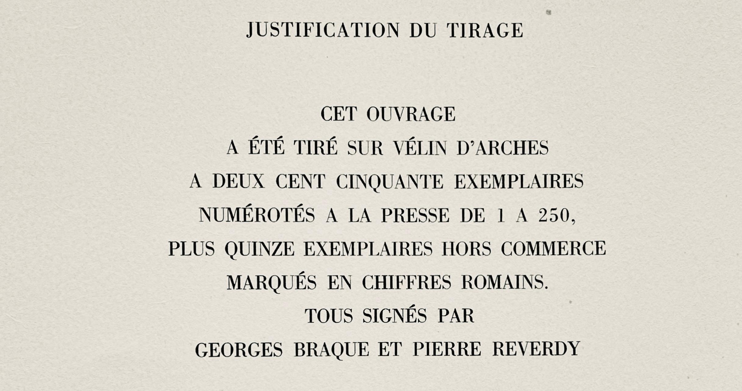 Intérieur a la Table noire, Une Aventure méthodique, Georges Braque For Sale 7