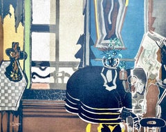 Vintage Intérieur a la Table noire, Une Aventure méthodique, Georges Braque