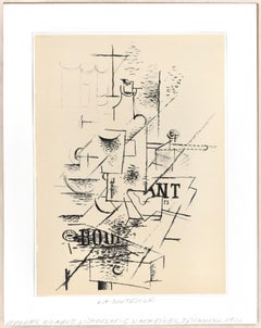 La Bouteille - Georges Braque - Lithograph - Modern