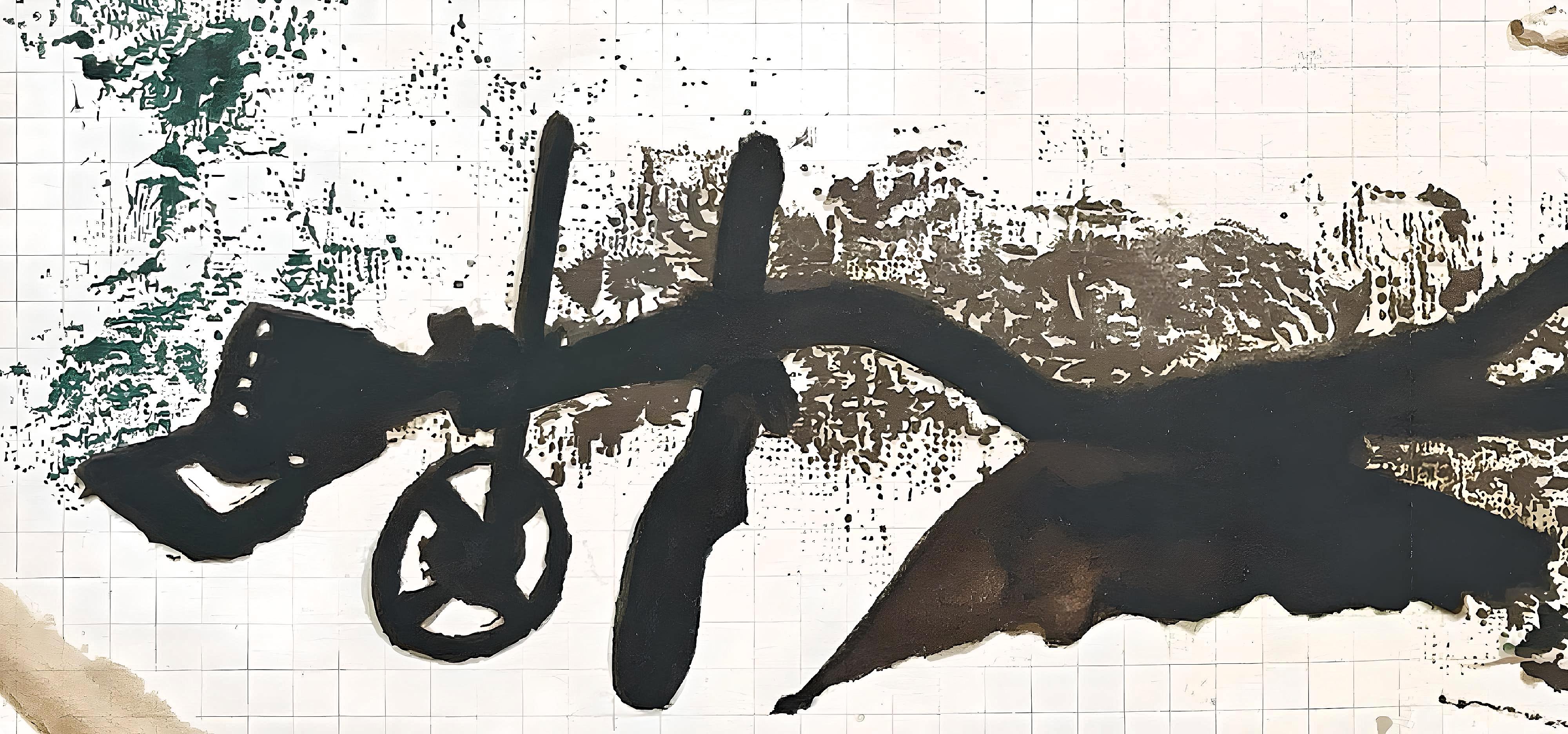 La Charrue (Vallier 150), Derrière le miroir - Print Cubista de Georges Braque