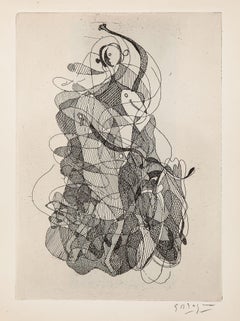 La Danse - Original Etching by G. Braque - 1934