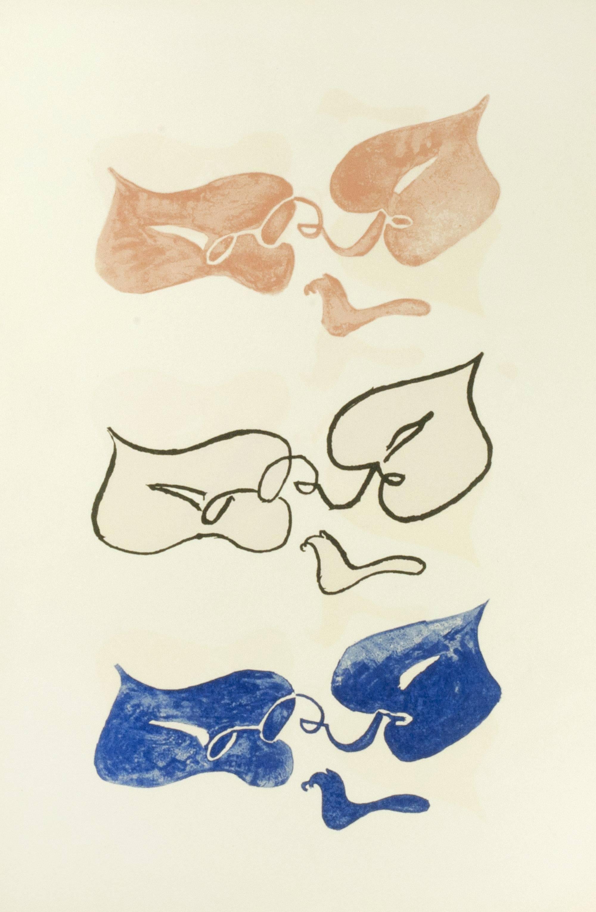 Georges Braque Abstract Print - La Liberté des Mers, Page 30