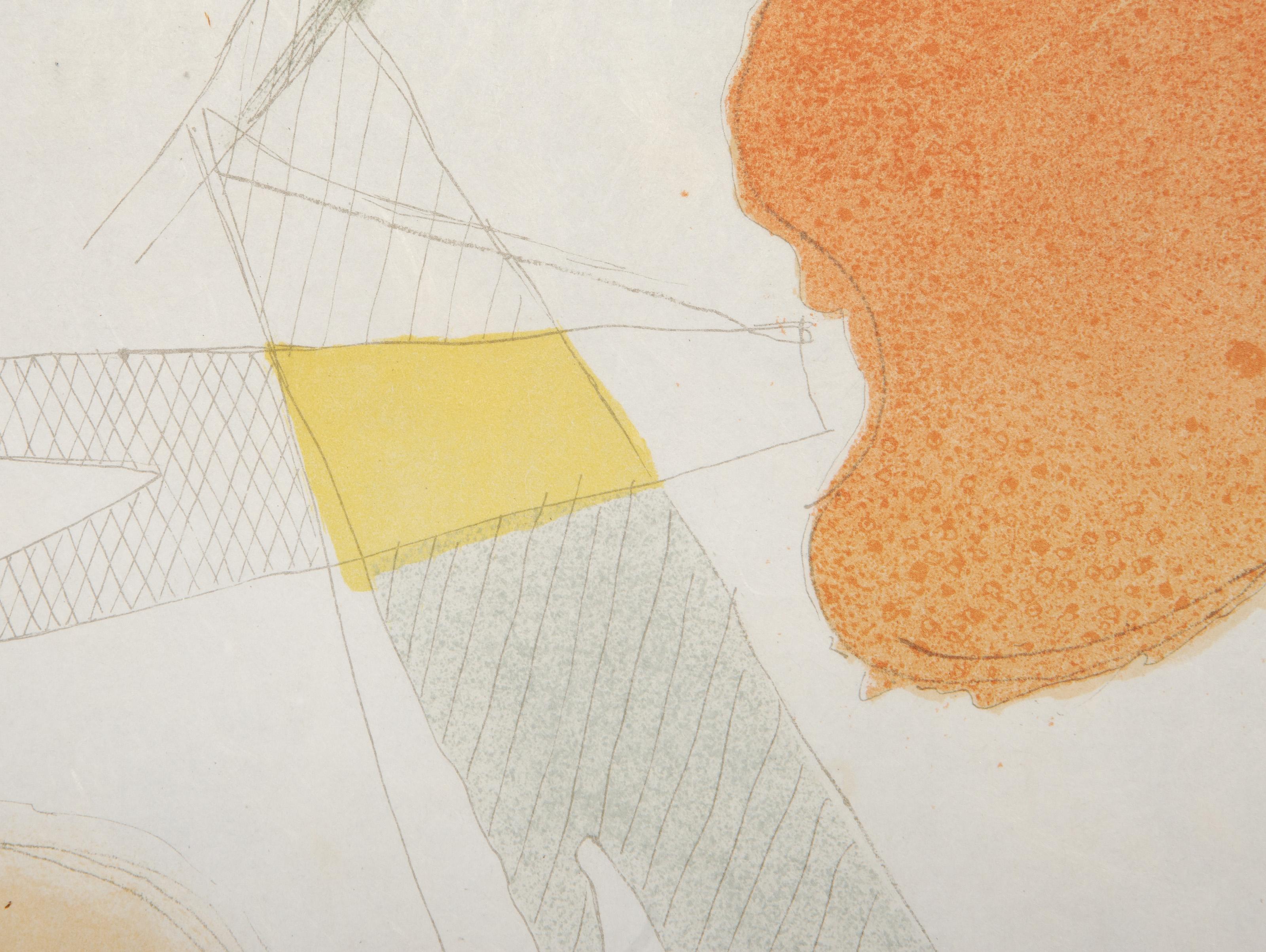 La Liberte des Mers, litografia astratta moderna di Georges Braque in vendita 3