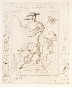 La Theogonie d'Hesiode 20O, Abstract Etching by Georges Braque