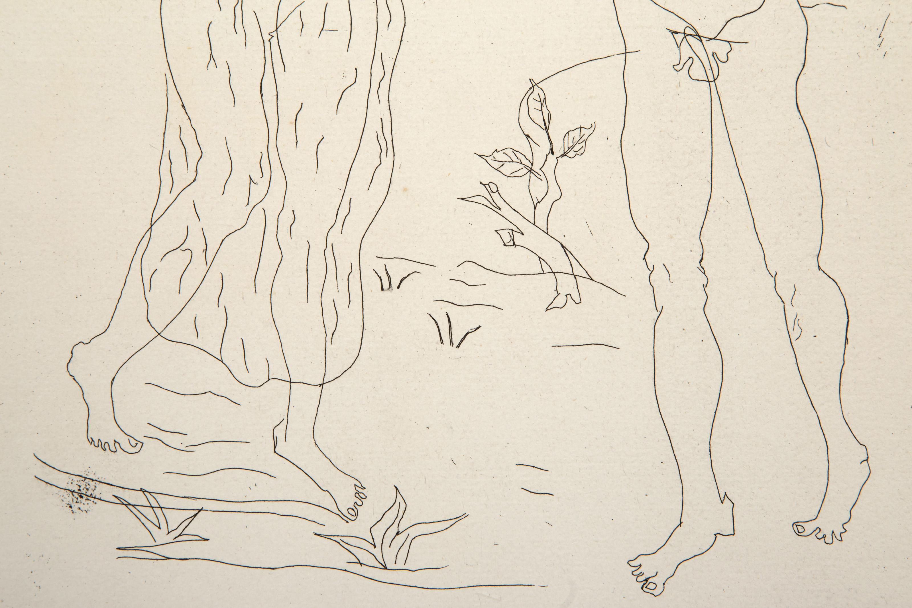 La Théogonie d'Hésiode Frontispiece, Etching by Georges Braque For Sale 2