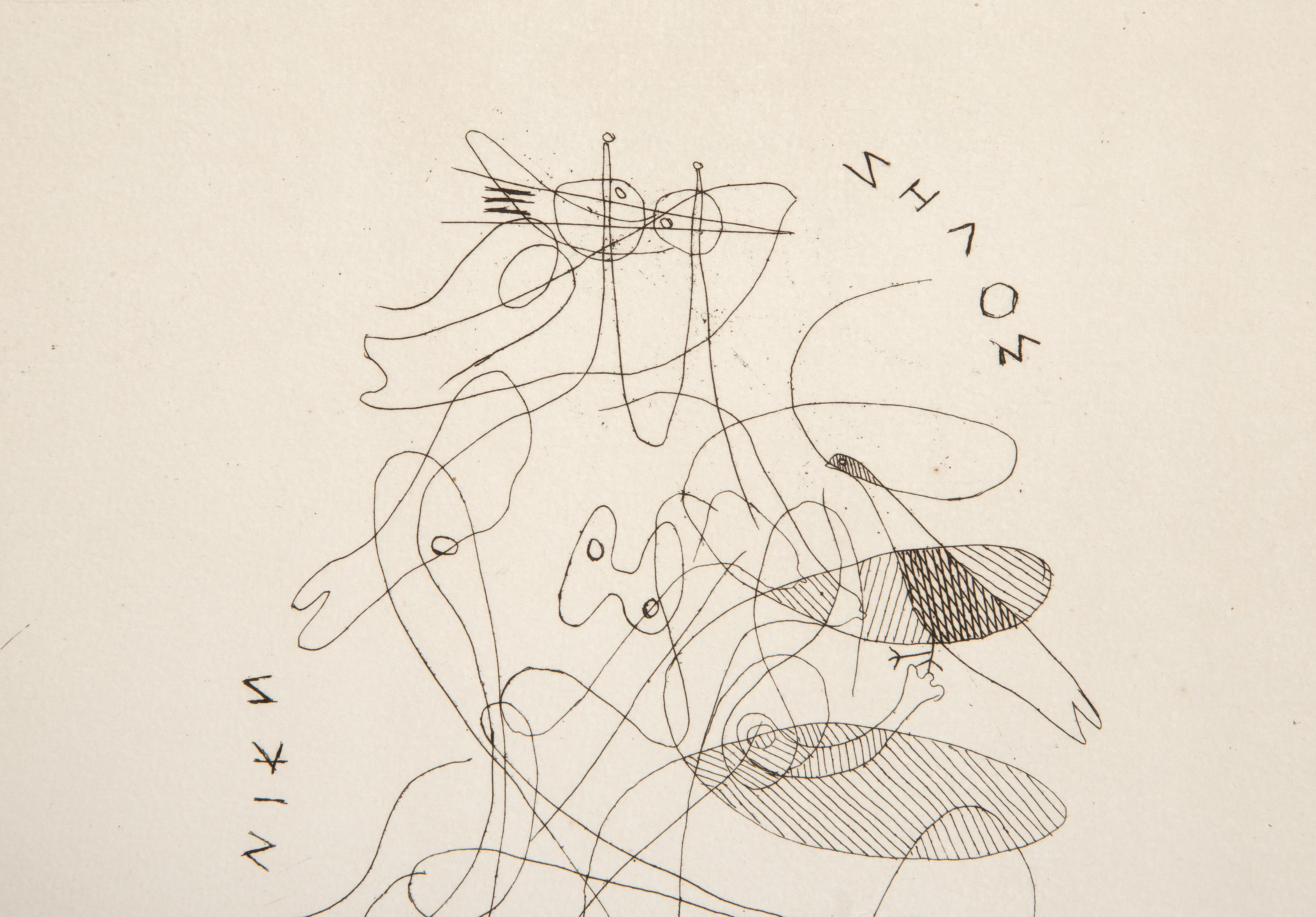 La Theogonie D'Hesiode Vallier 20K, Abstract Etching by Georges Braque For Sale 3