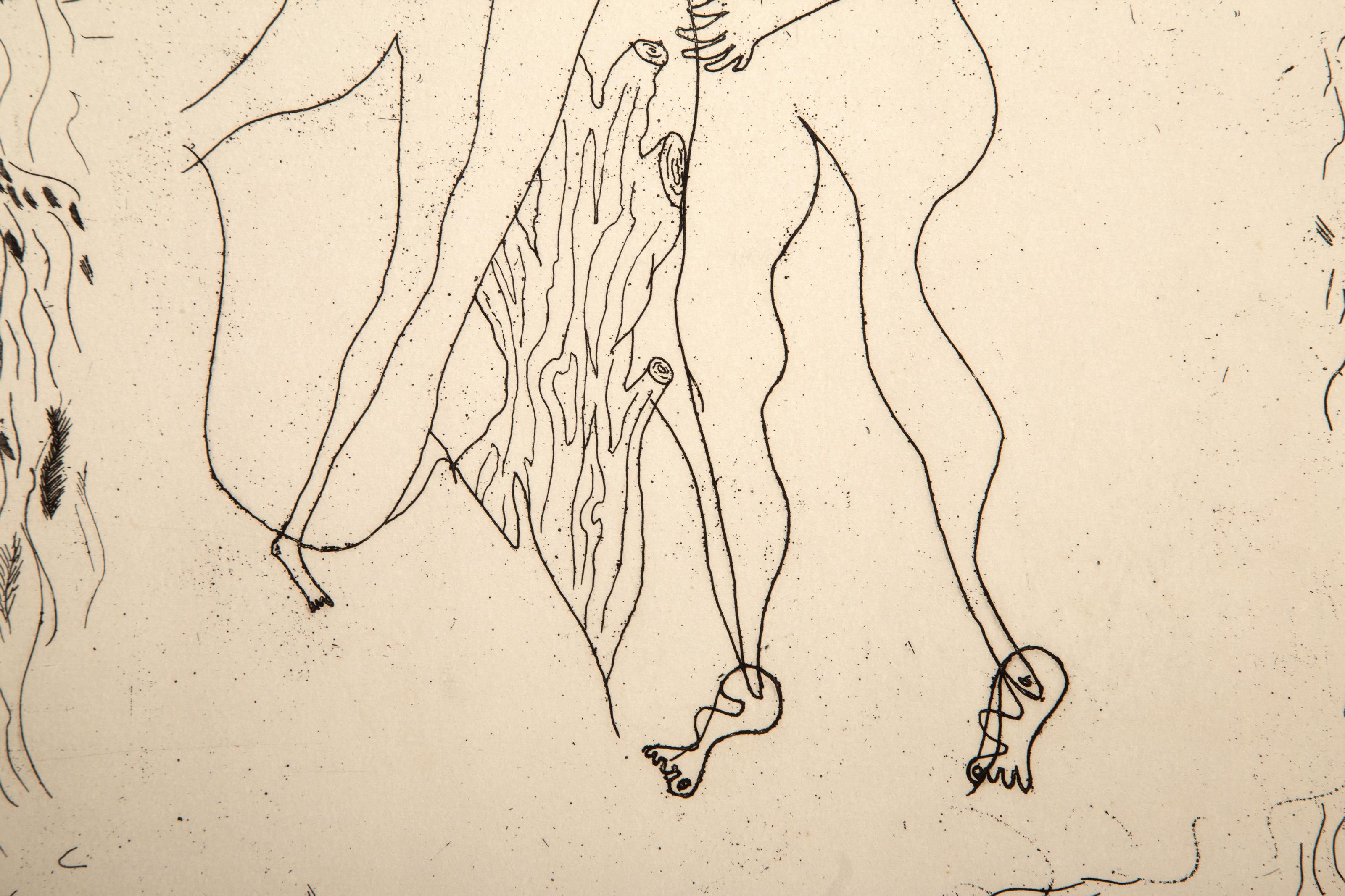 La Theogonie D'Hesiode Vallier 20L, Abstract Etching by Georges Braque For Sale 2