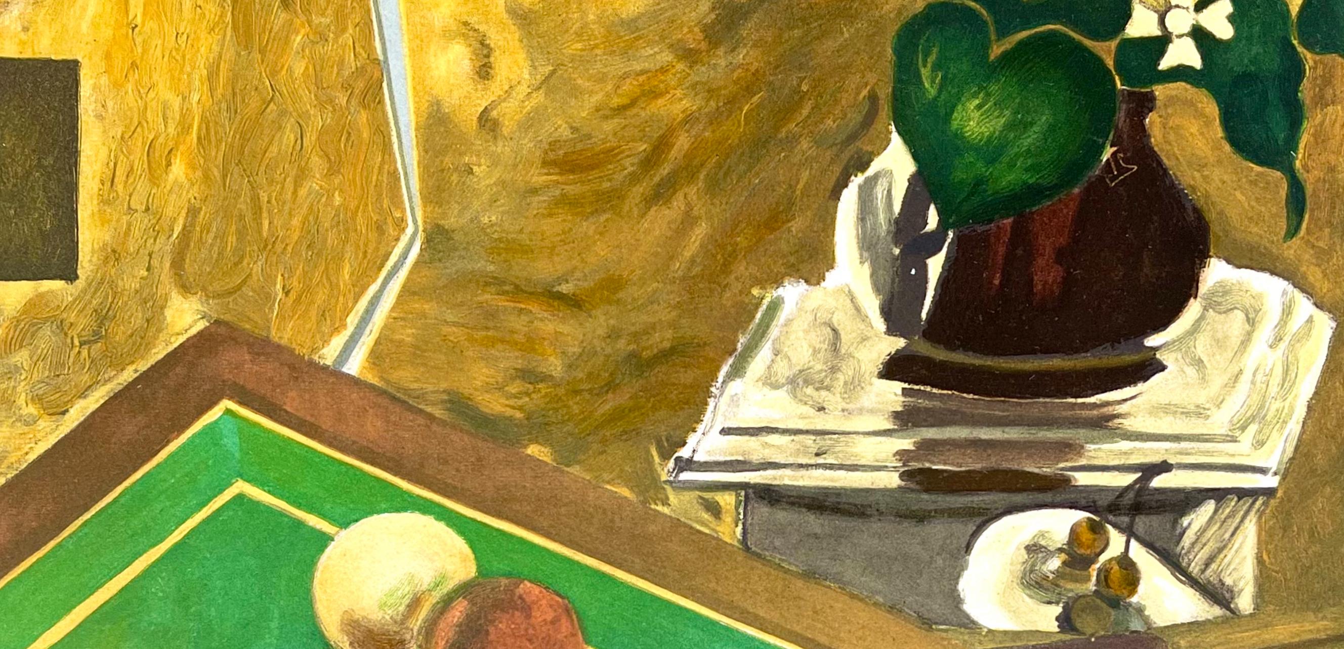 Le billard jaune, Une Aventure méthodique, Georges Braque For Sale 2