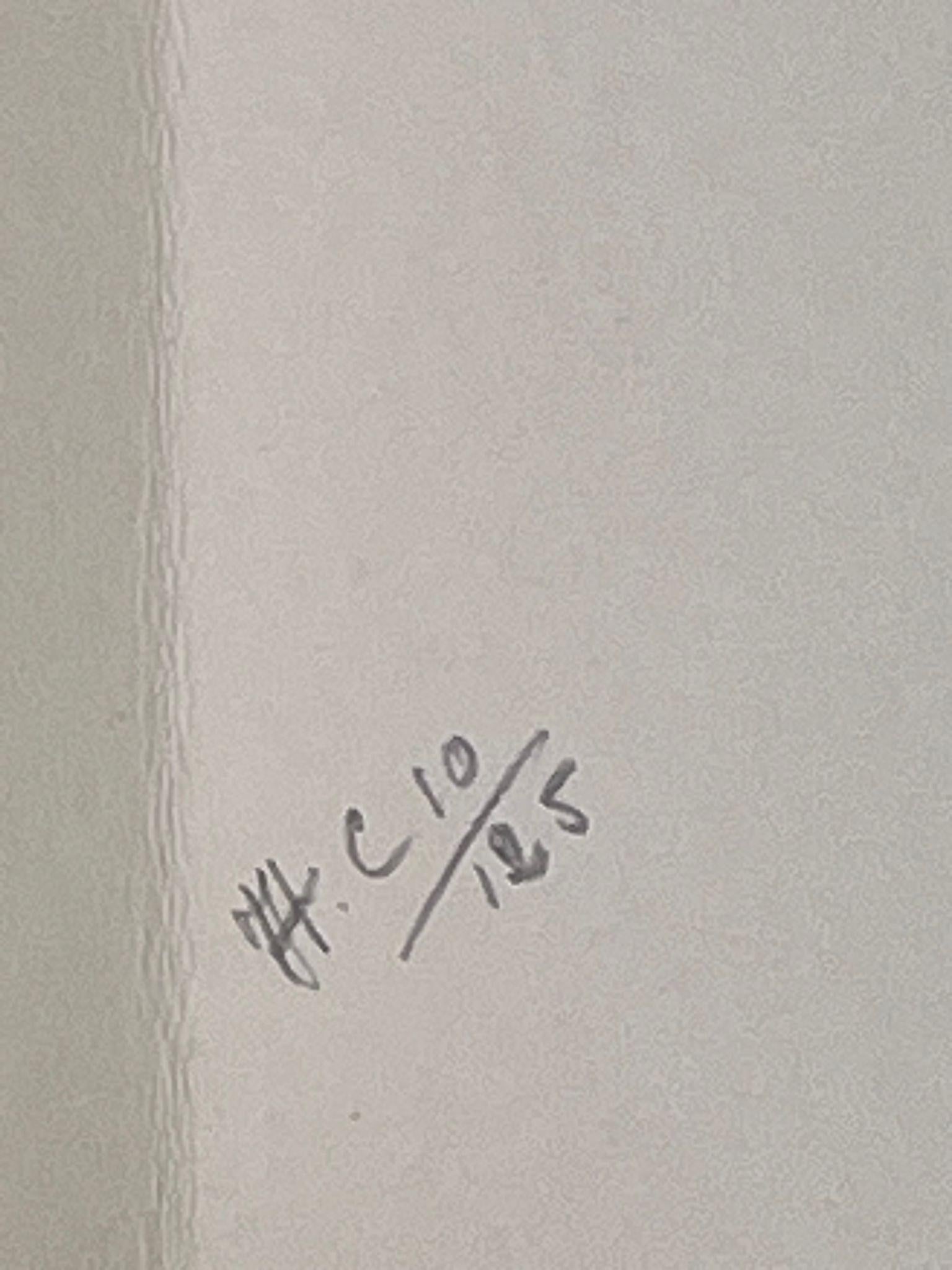 Le Bouquet - Gray Abstract Print by Georges Braque