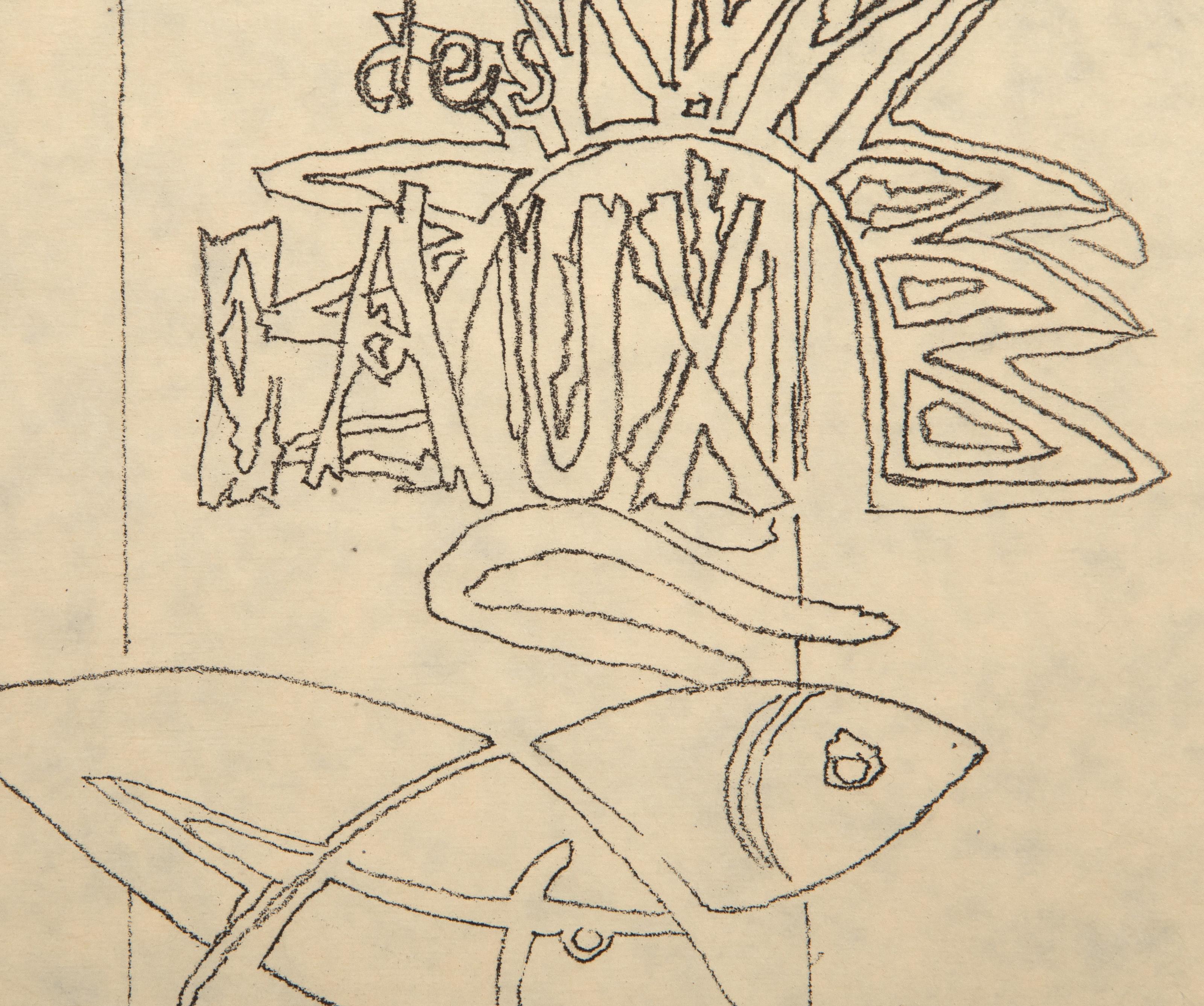 Le Soleil des Eaux II, litografia di Georges Braque in vendita 3