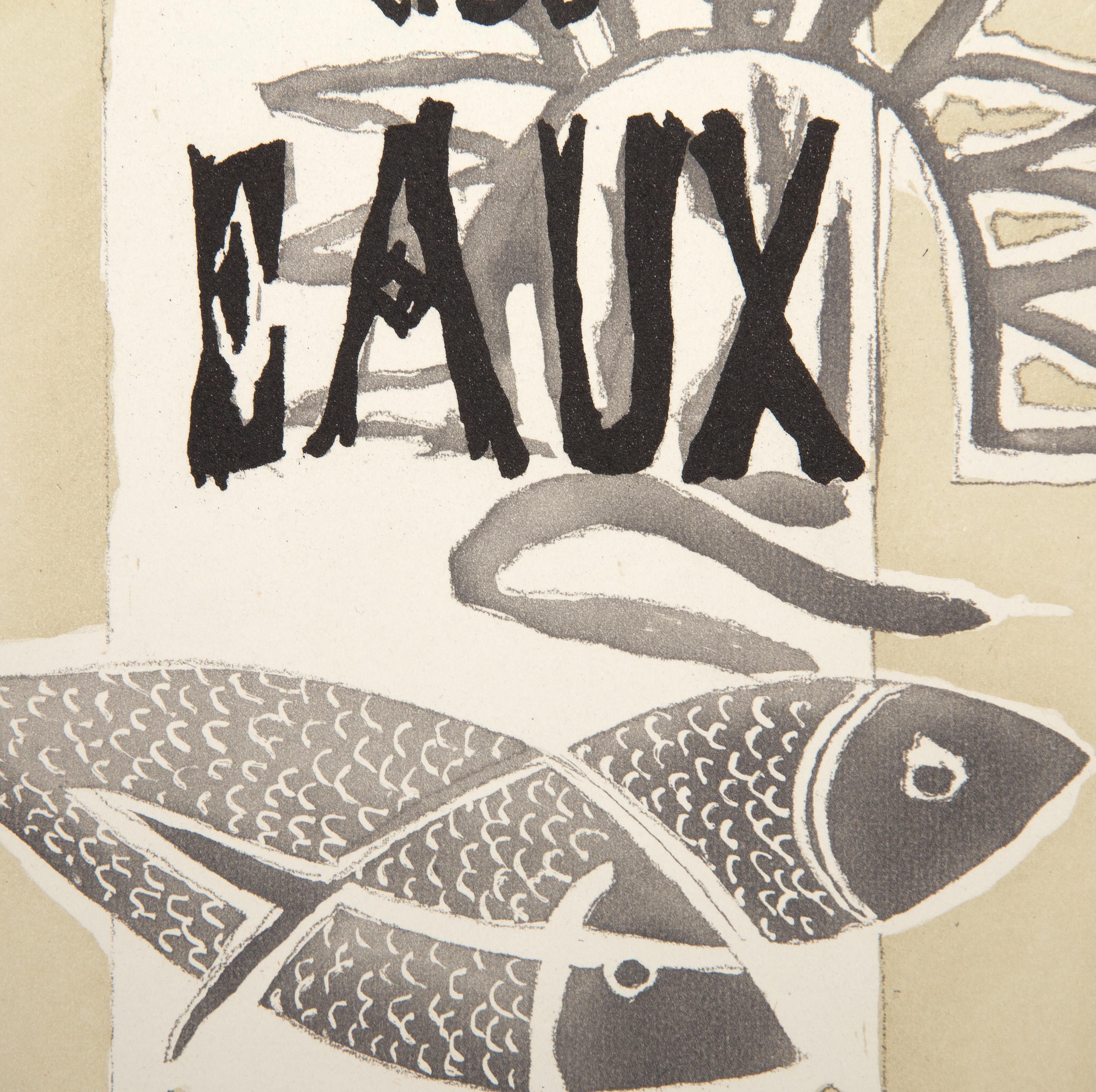 Le Soleil Des Eaux (Vallier 47), Radierung von Georges Braque im Angebot 2