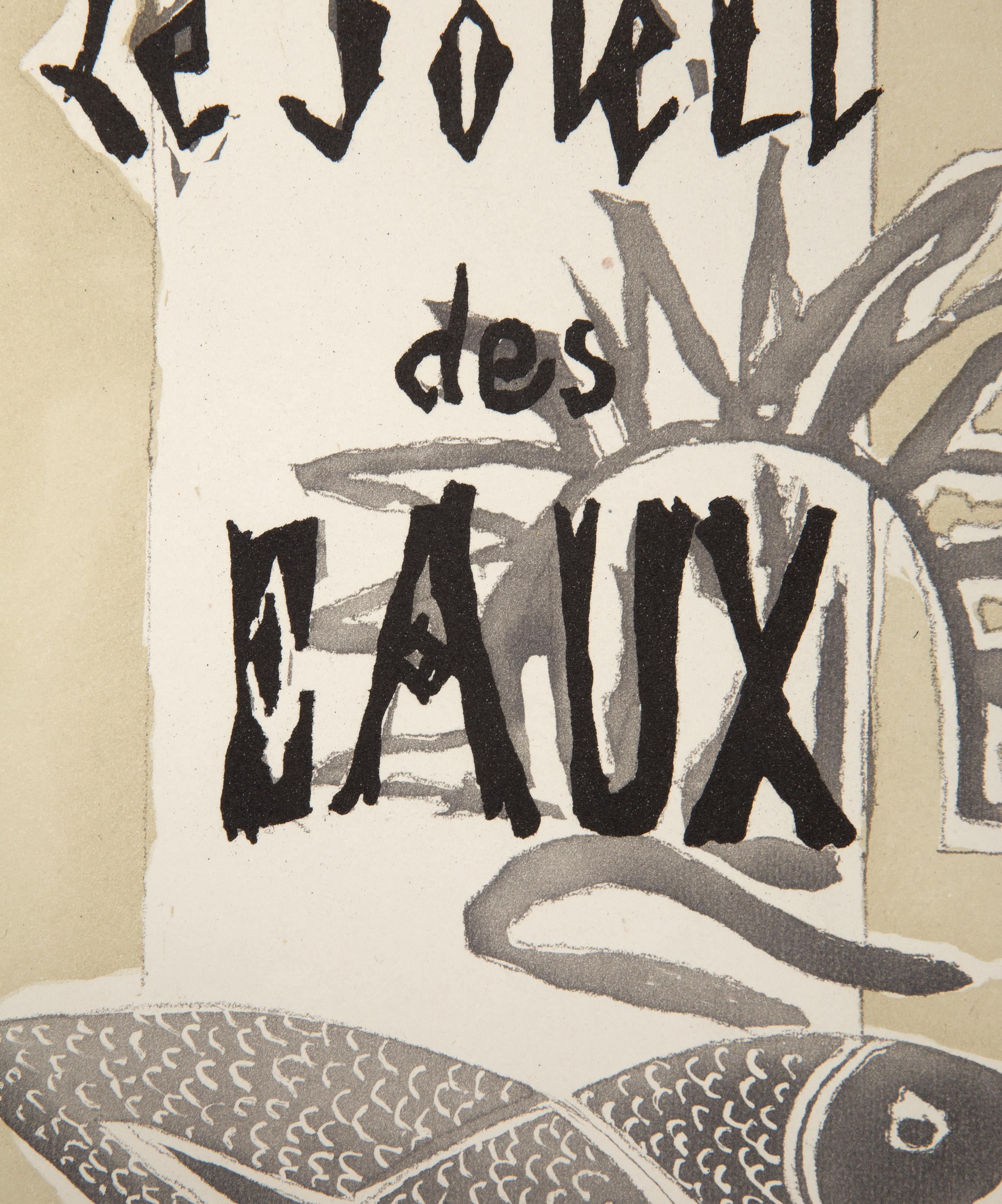 Le Soleil Des Eaux (Vallier 47), Radierung von Georges Braque im Angebot 3